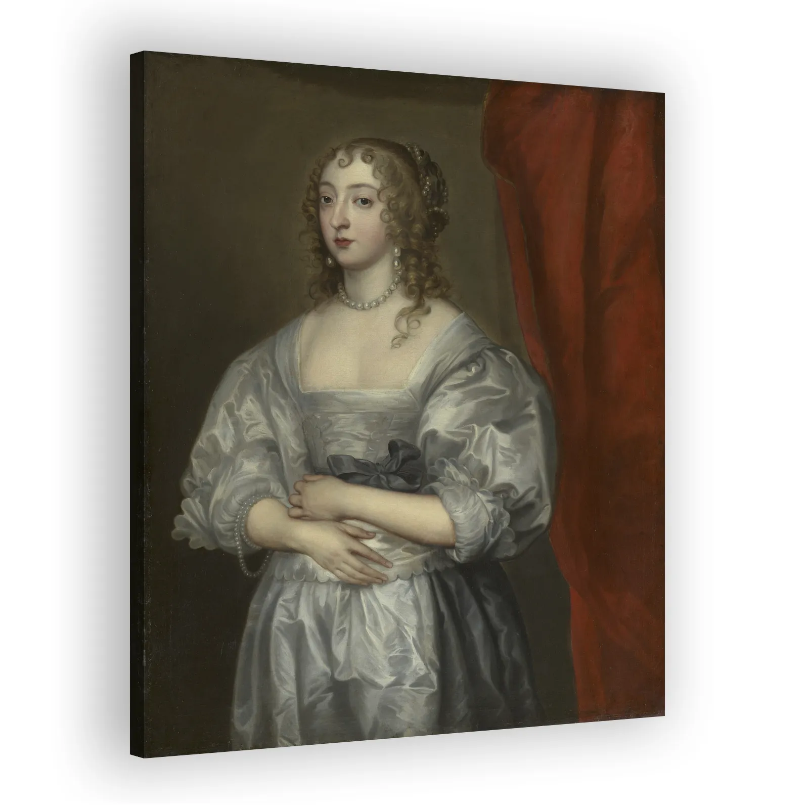 Katherine Howard, Lady D'Aubigny (d.1650) by Anthony Van Dyck - view 2 thumbnail