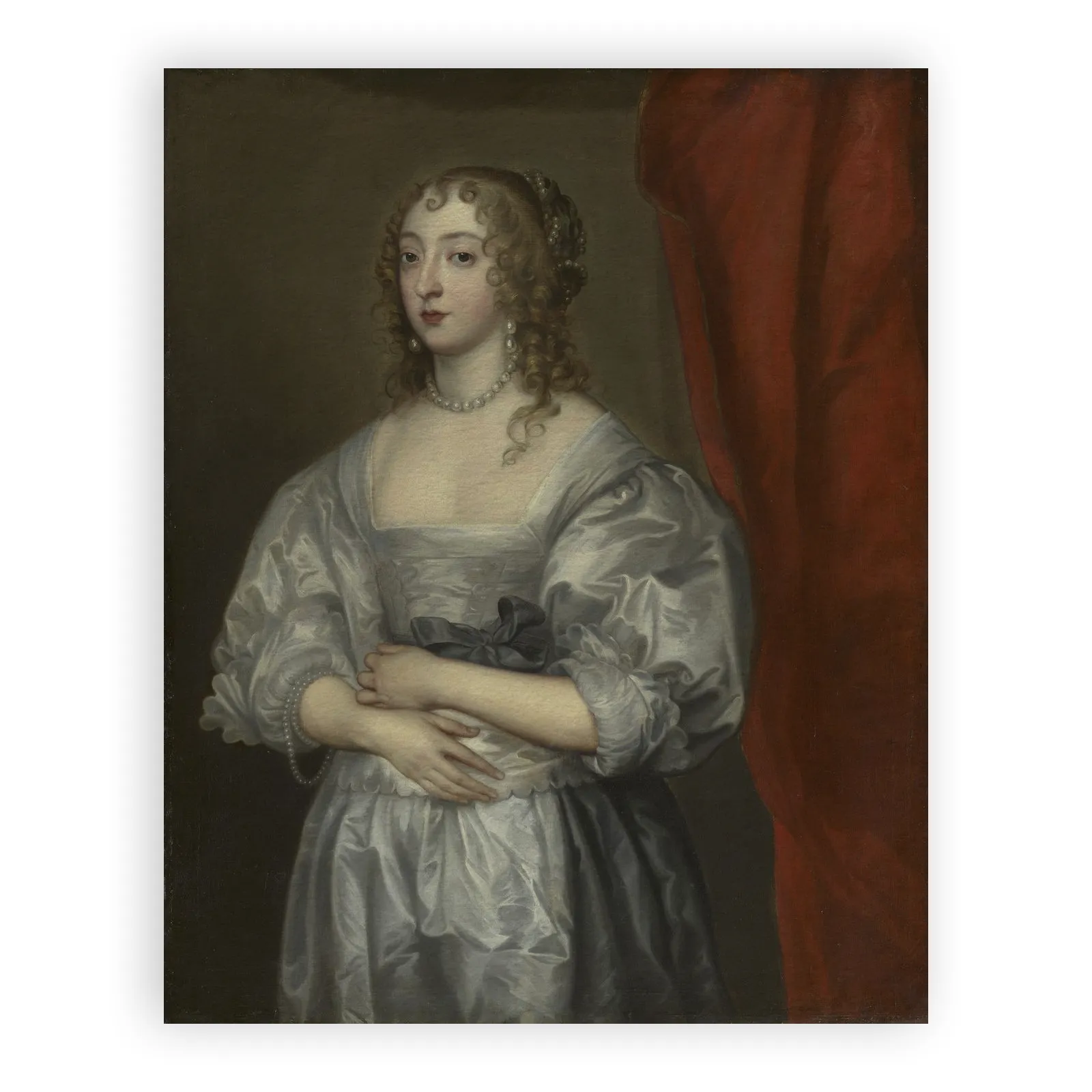 Katherine Howard, Lady D'Aubigny (d.1650) by Anthony Van Dyck - view 6 thumbnail
