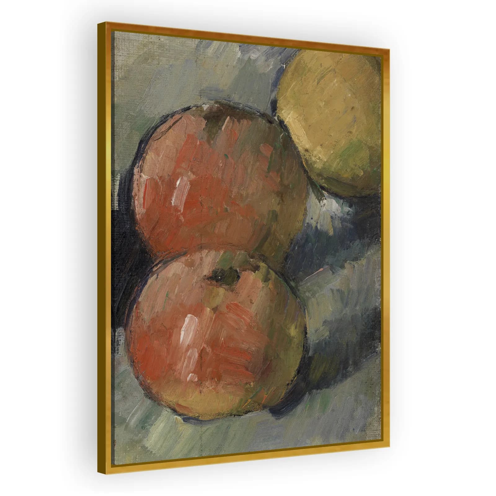 Three Apples (Deux pommes et demie) by Paul Cezanne - view 3 thumbnail