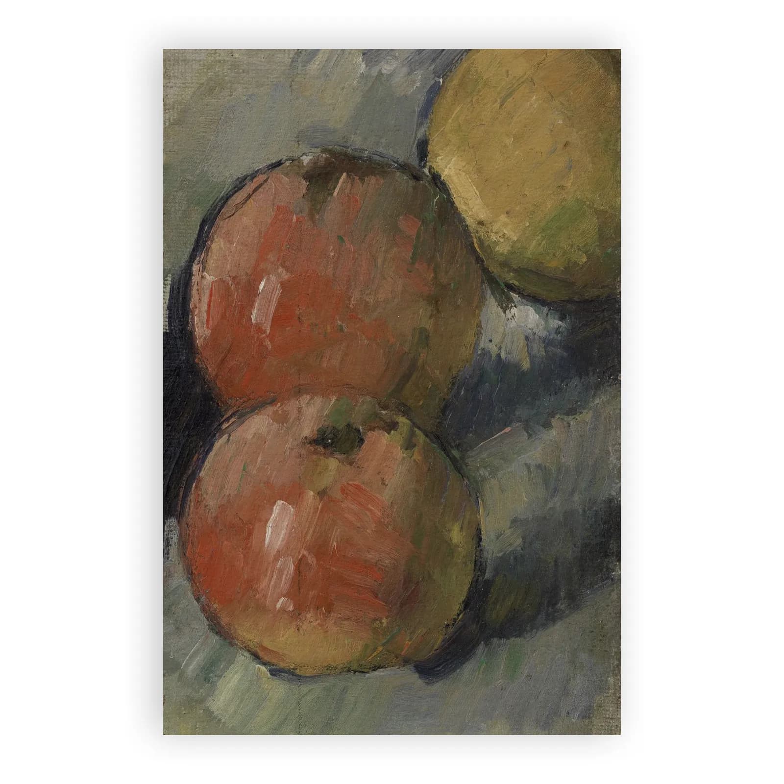 Three Apples (Deux pommes et demie) by Paul Cezanne - view 6 thumbnail