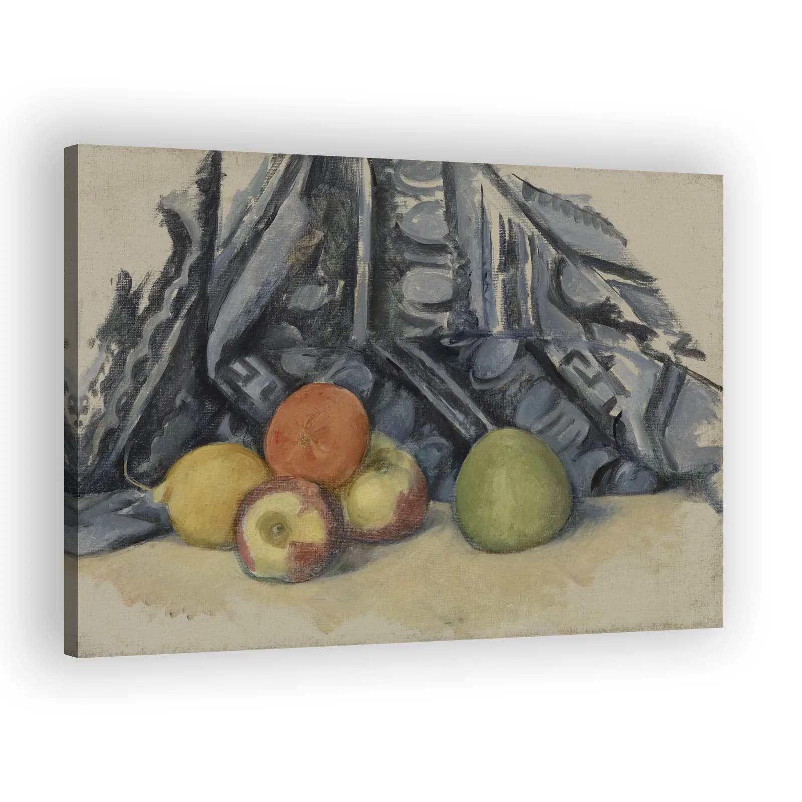 Apples and Cloth (Pommes et tapis) by Paul Cezanne - view 2 thumbnail