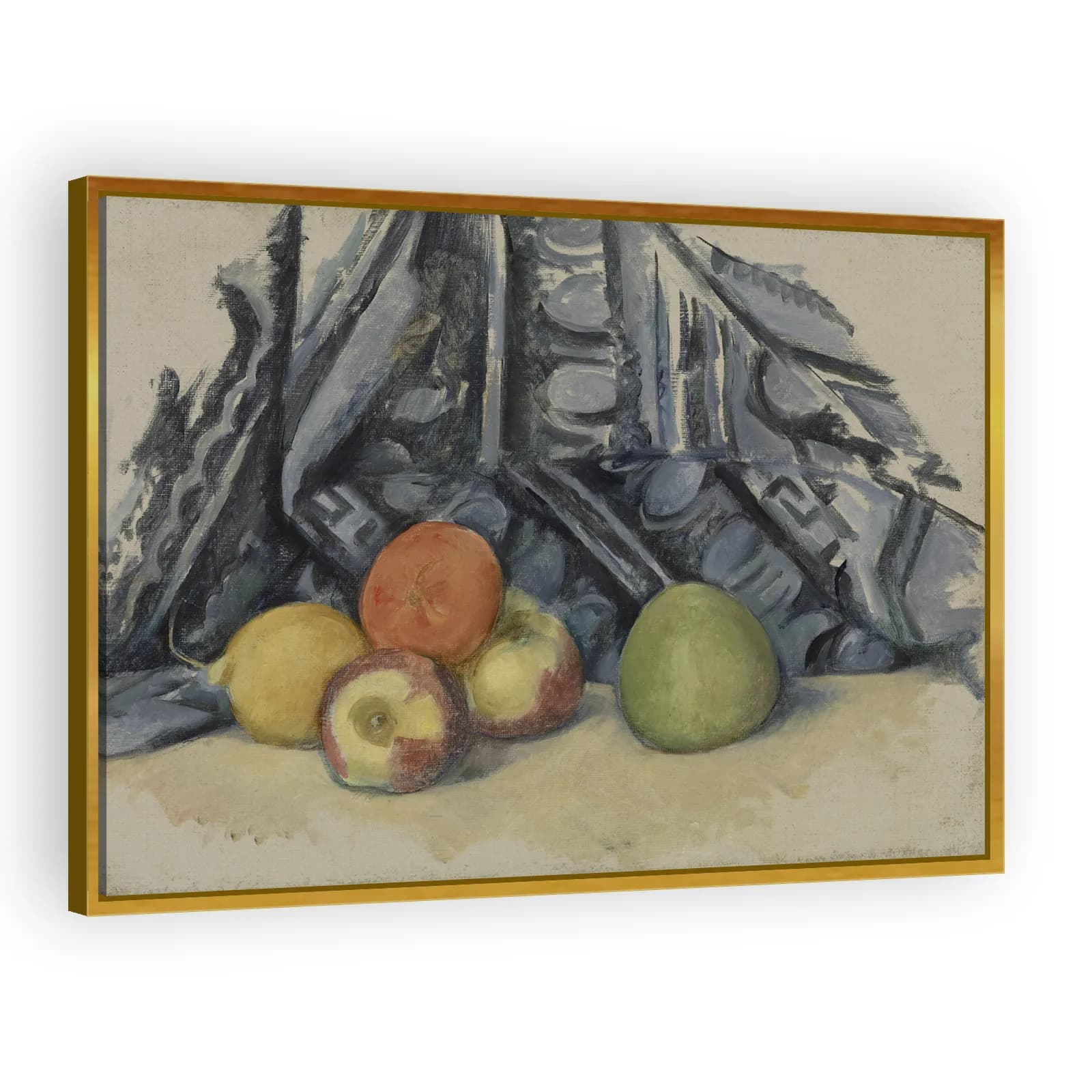 Apples and Cloth (Pommes et tapis) by Paul Cezanne - view 3 thumbnail