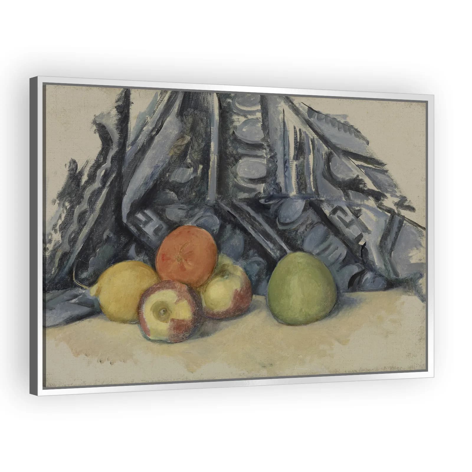 Apples and Cloth (Pommes et tapis) by Paul Cezanne - view 4 thumbnail
