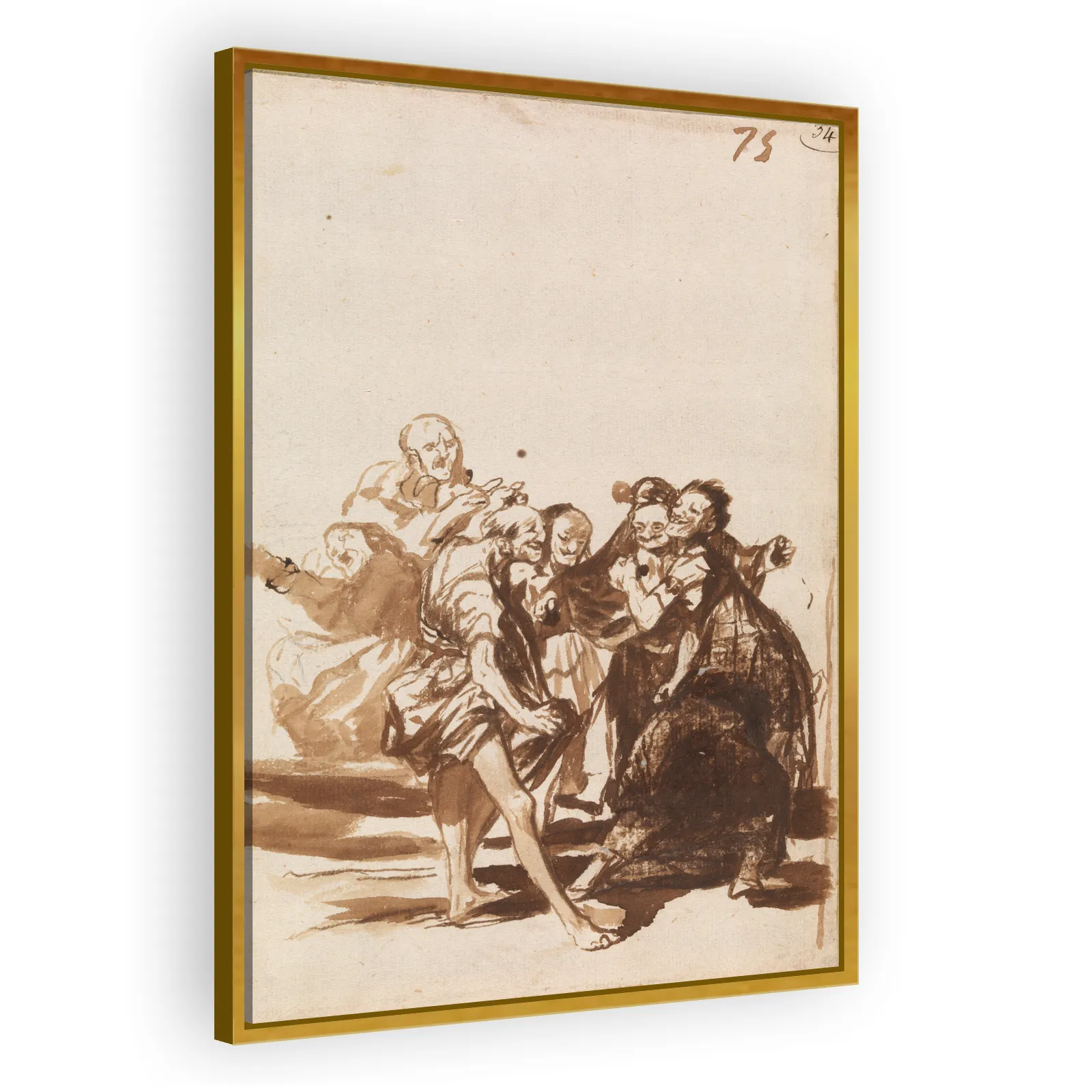 Old People Singing and Dancing by Francisco Goya - view 3 thumbnail