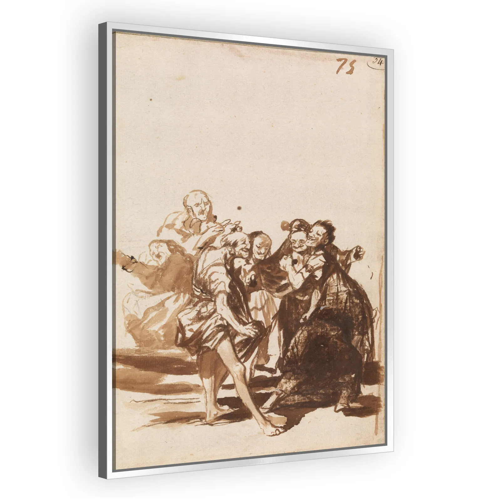 Old People Singing and Dancing by Francisco Goya - view 4 thumbnail