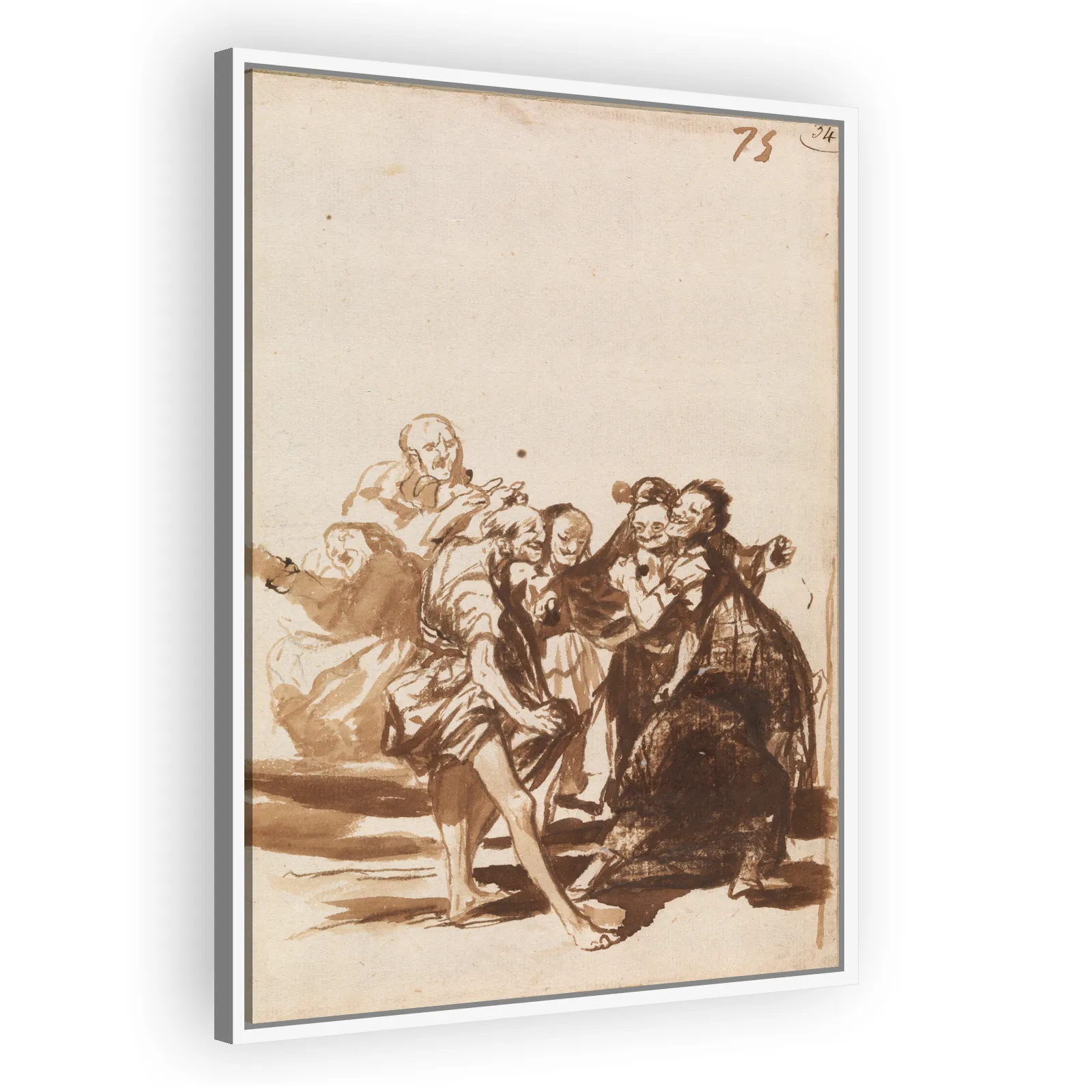 Old People Singing and Dancing by Francisco Goya - view 5 thumbnail