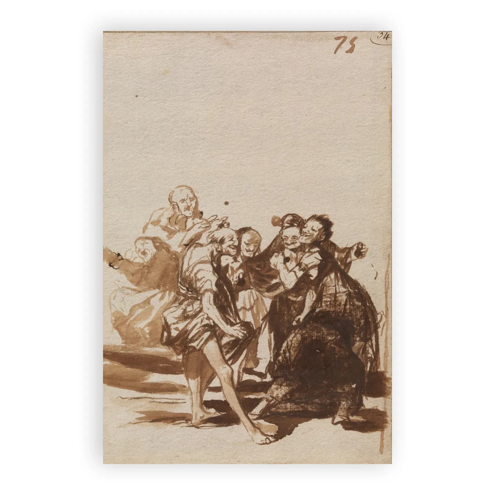 Old People Singing and Dancing by Francisco Goya - view 6 thumbnail
