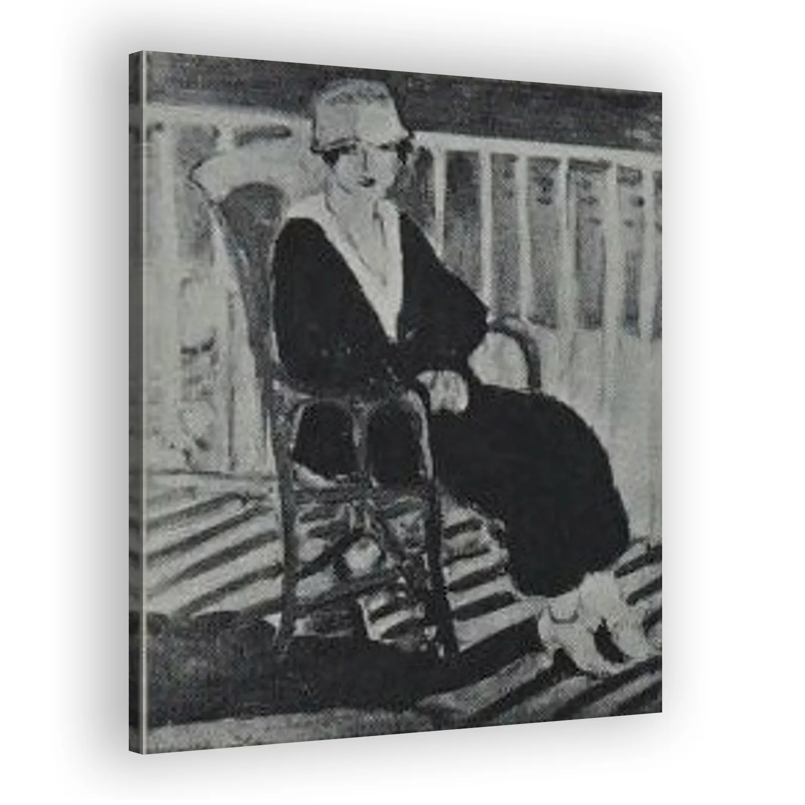 Young Girl on a Balcony over the Ocean (Jeune fille au balcon sur la mer) by Henri Matisse - view 2 thumbnail