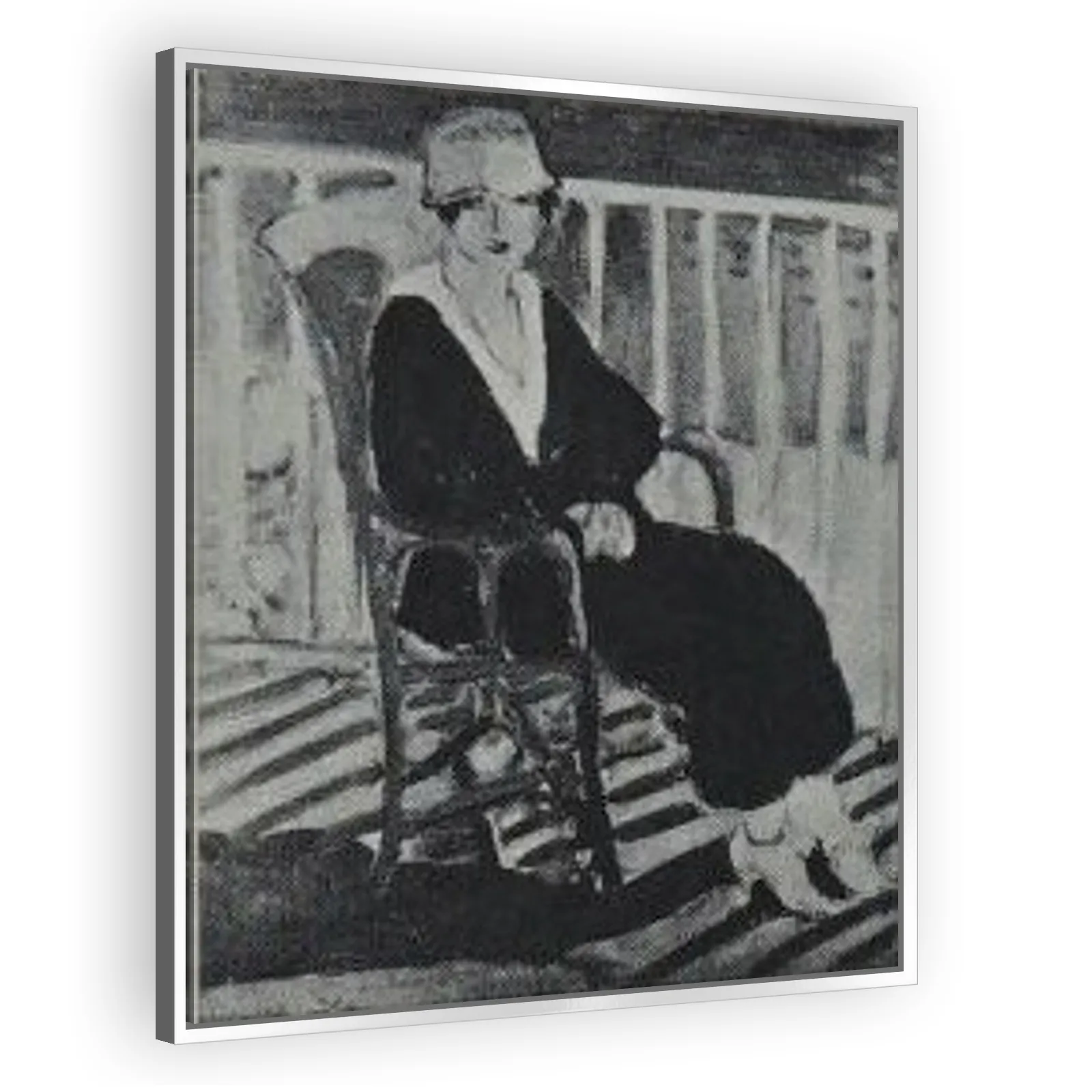 Young Girl on a Balcony over the Ocean (Jeune fille au balcon sur la mer) by Henri Matisse - view 4 thumbnail