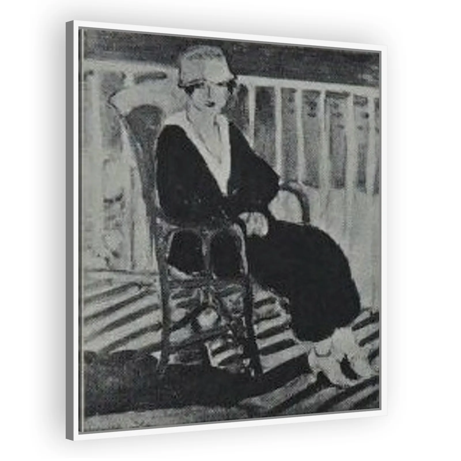 Young Girl on a Balcony over the Ocean (Jeune fille au balcon sur la mer) by Henri Matisse - view 5 thumbnail