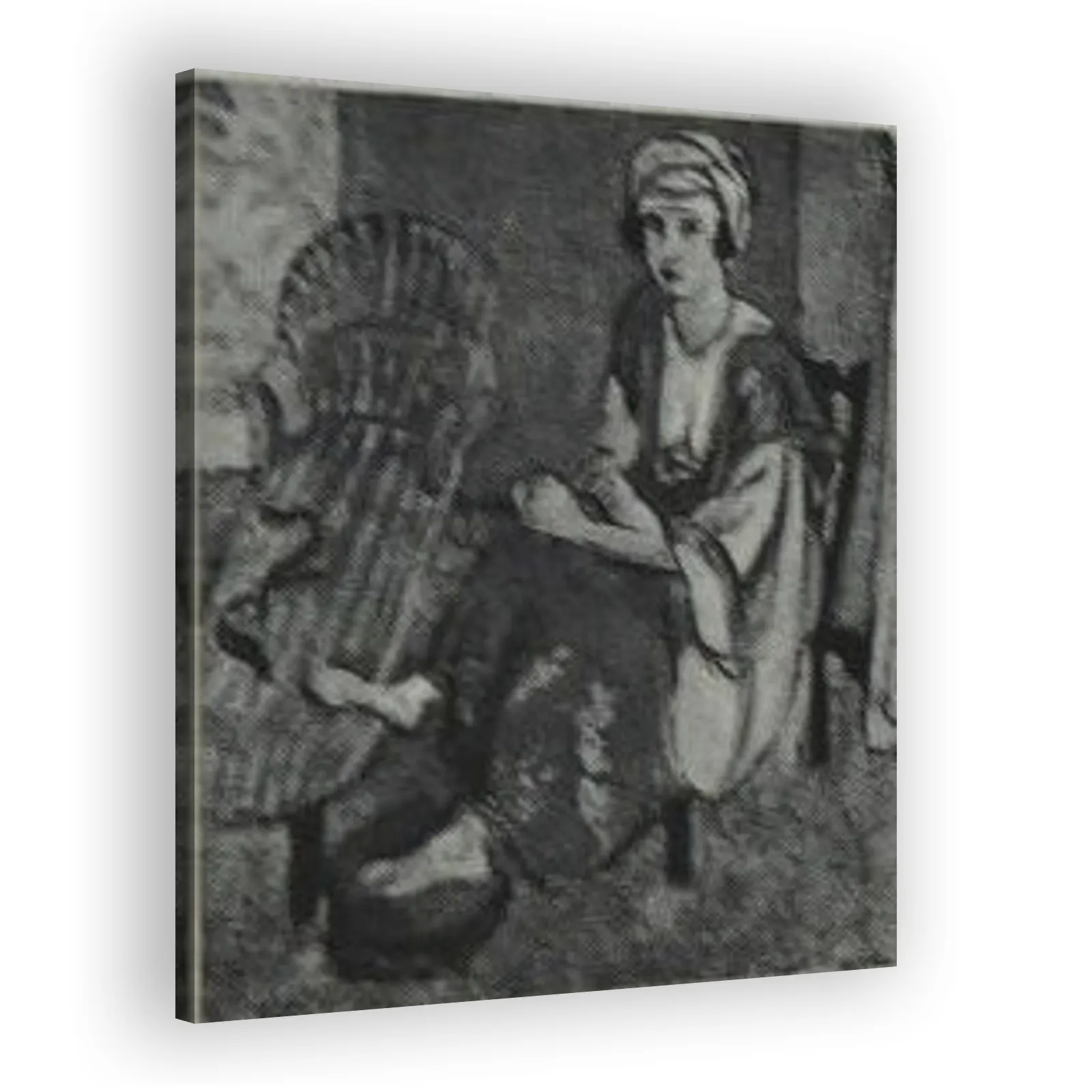 The Green Dress (La Robe verte) by Henri Matisse - view 2 thumbnail