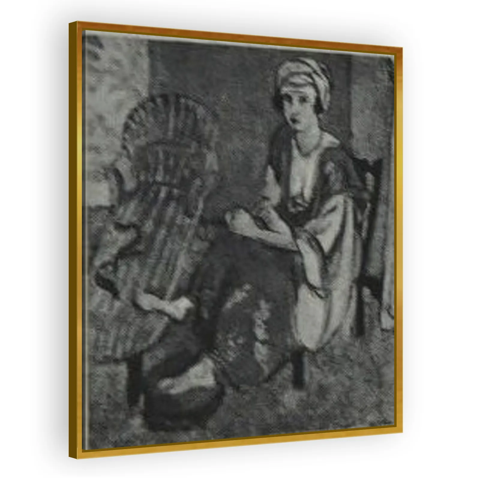 The Green Dress (La Robe verte) by Henri Matisse - view 3 thumbnail