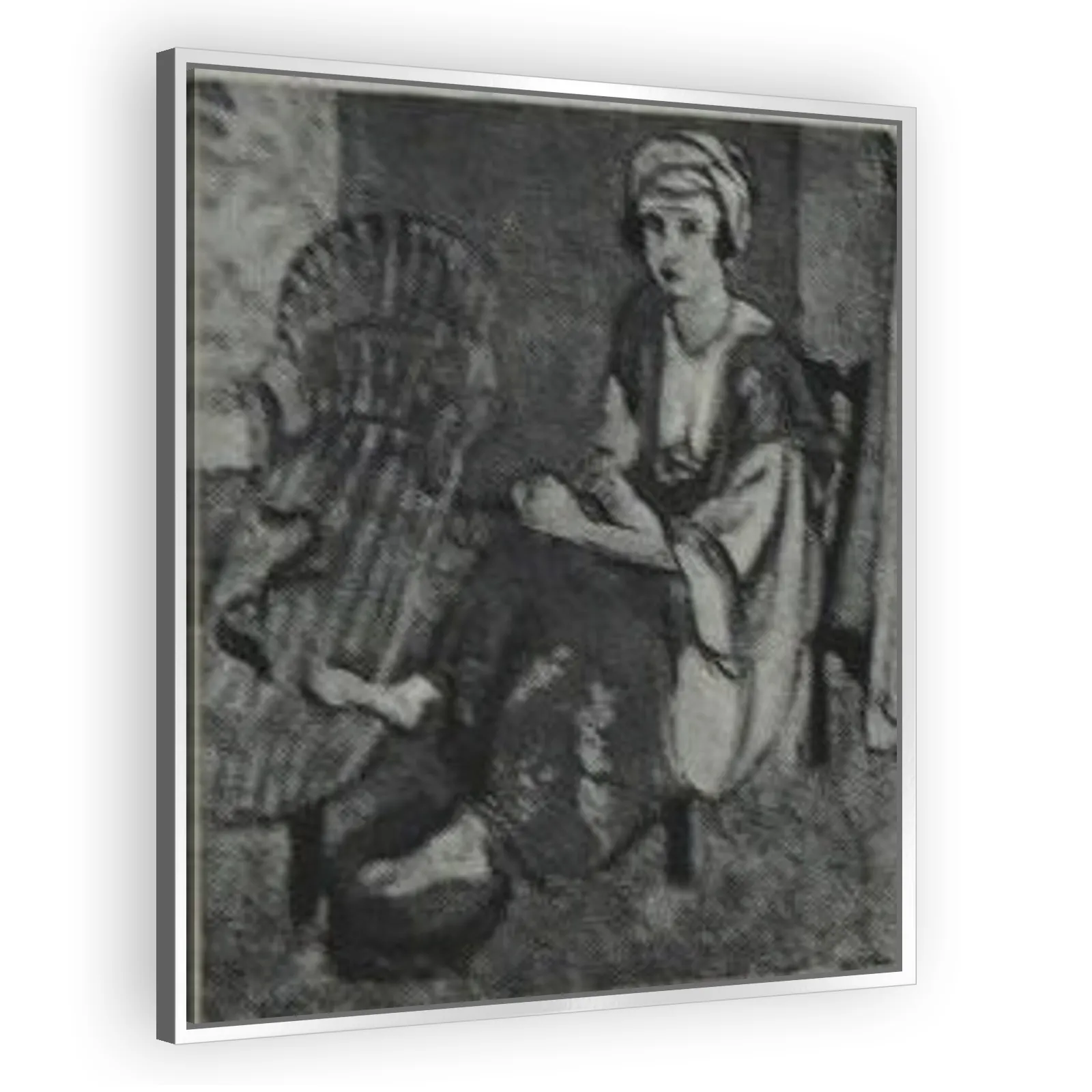 The Green Dress (La Robe verte) by Henri Matisse - view 4 thumbnail