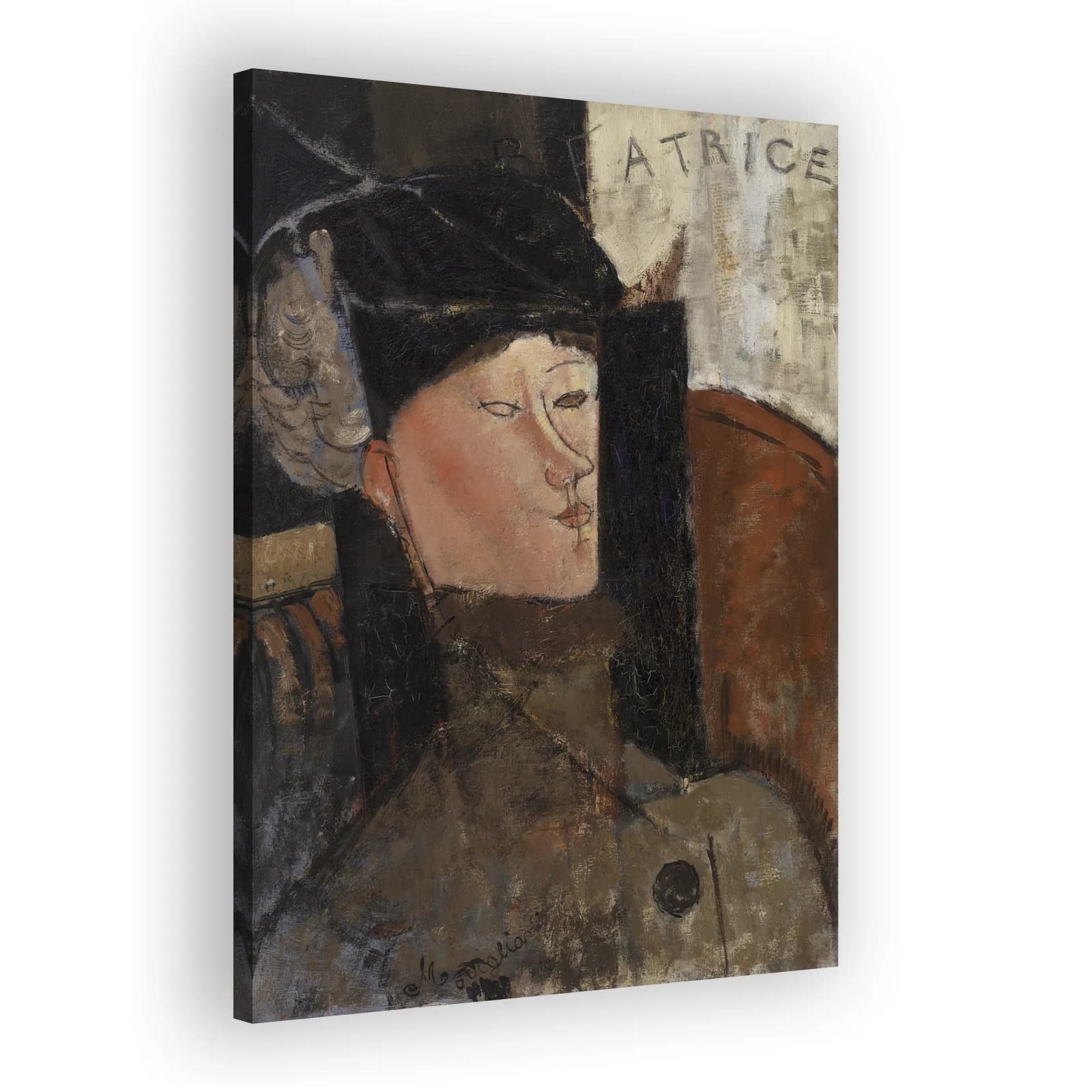 Portrait of Béatrice Hastings by Amedeo Modigliani - view 2 thumbnail