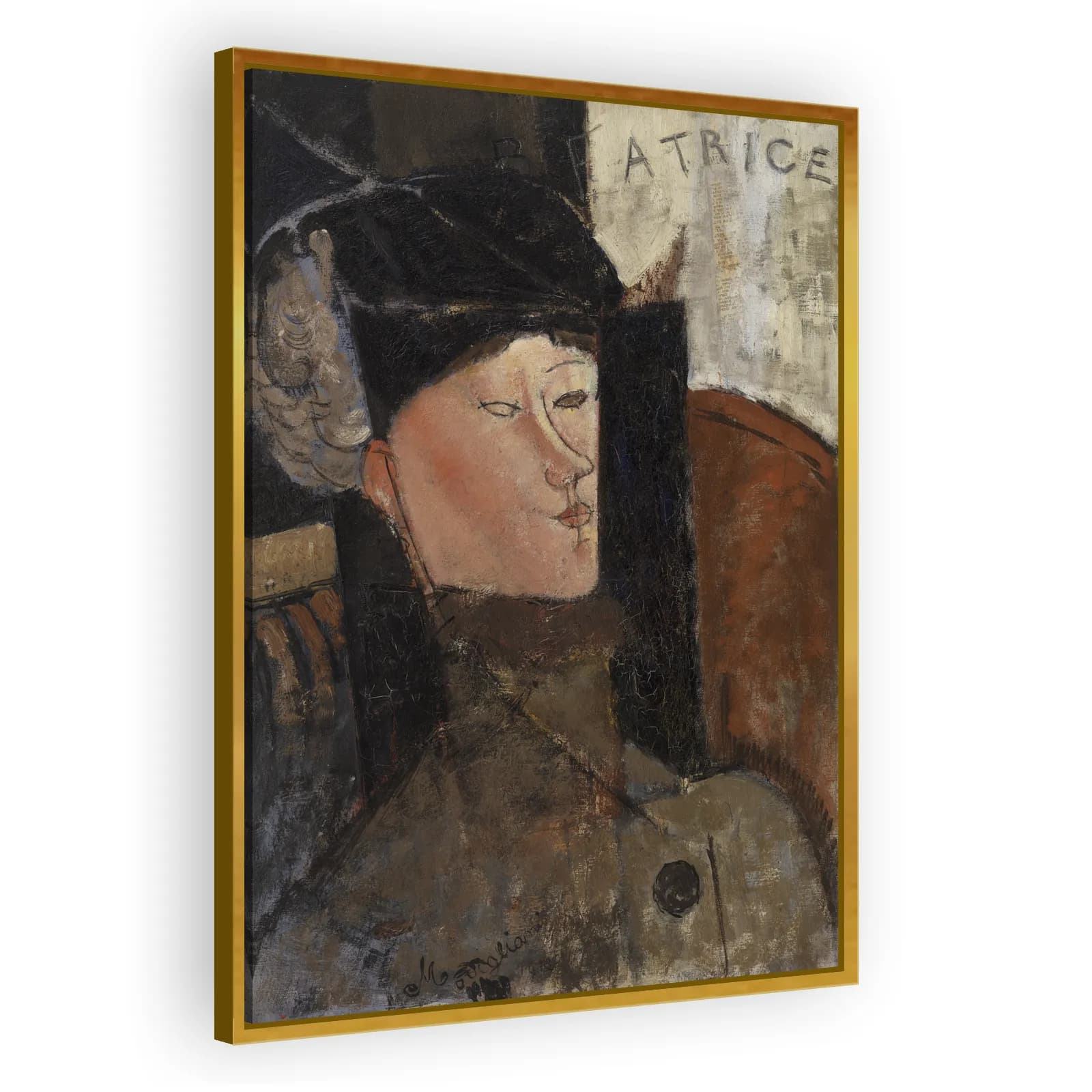 Portrait of Béatrice Hastings by Amedeo Modigliani - view 3 thumbnail