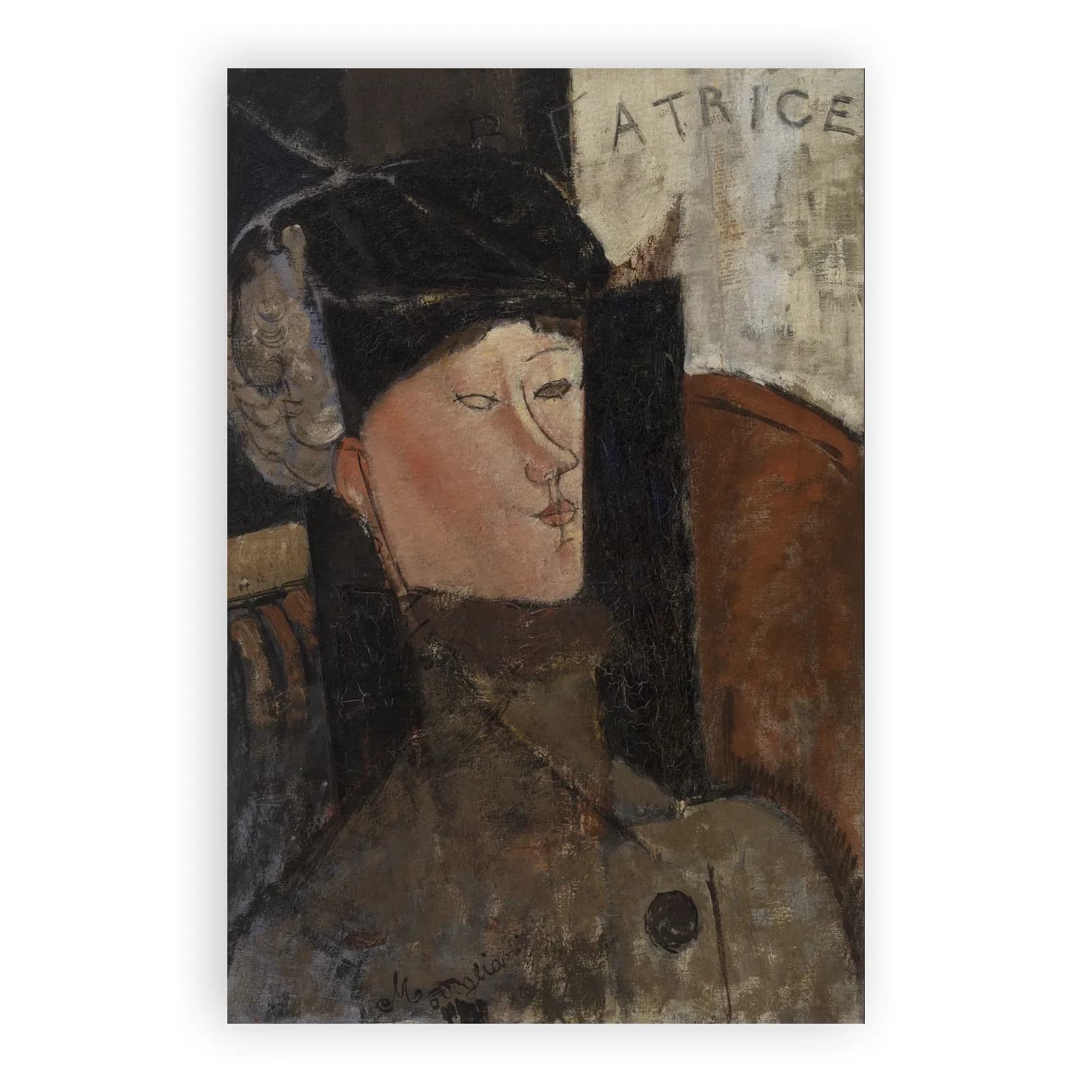 Portrait of Béatrice Hastings by Amedeo Modigliani - view 6 thumbnail