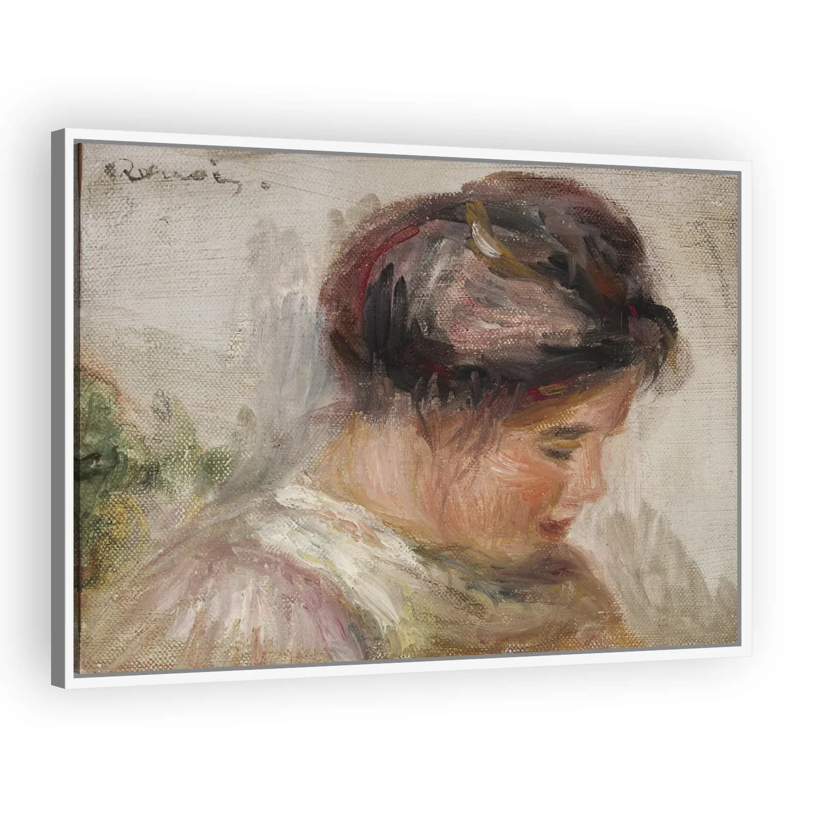 Head of Young Girl (Tête de jeune fille) by Pierre Auguste Renoir - view 5 thumbnail