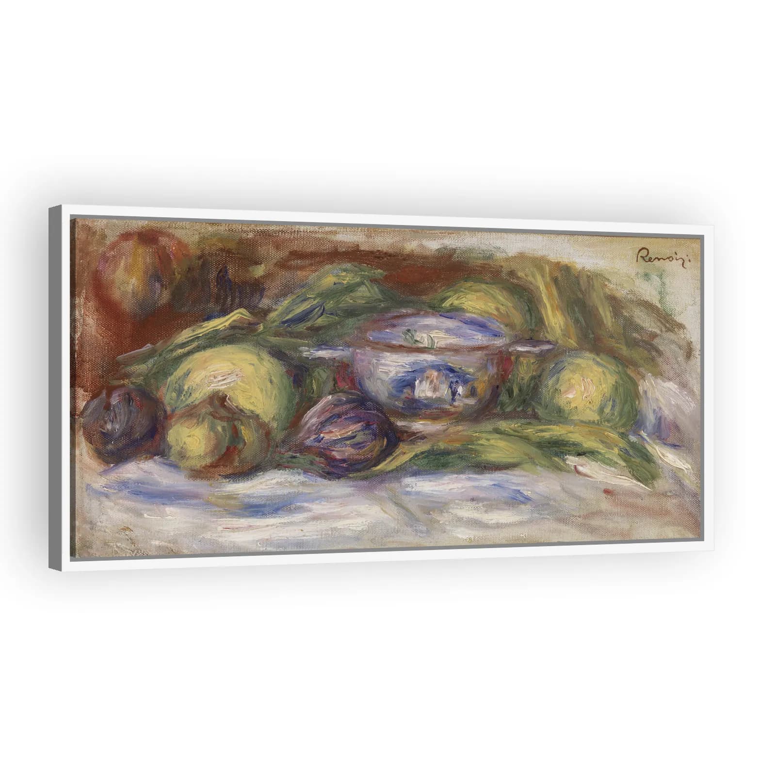 Bowl, Figs, and Apples (Écuelle, figues et pommes) by Pierre Auguste Renoir - view 5 thumbnail