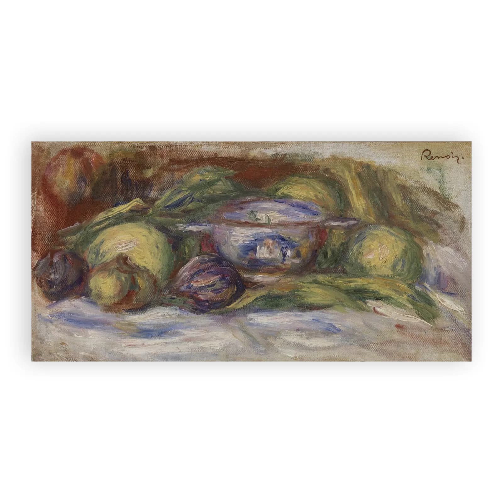 Bowl, Figs, and Apples (Écuelle, figues et pommes) by Pierre Auguste Renoir - view 6 thumbnail