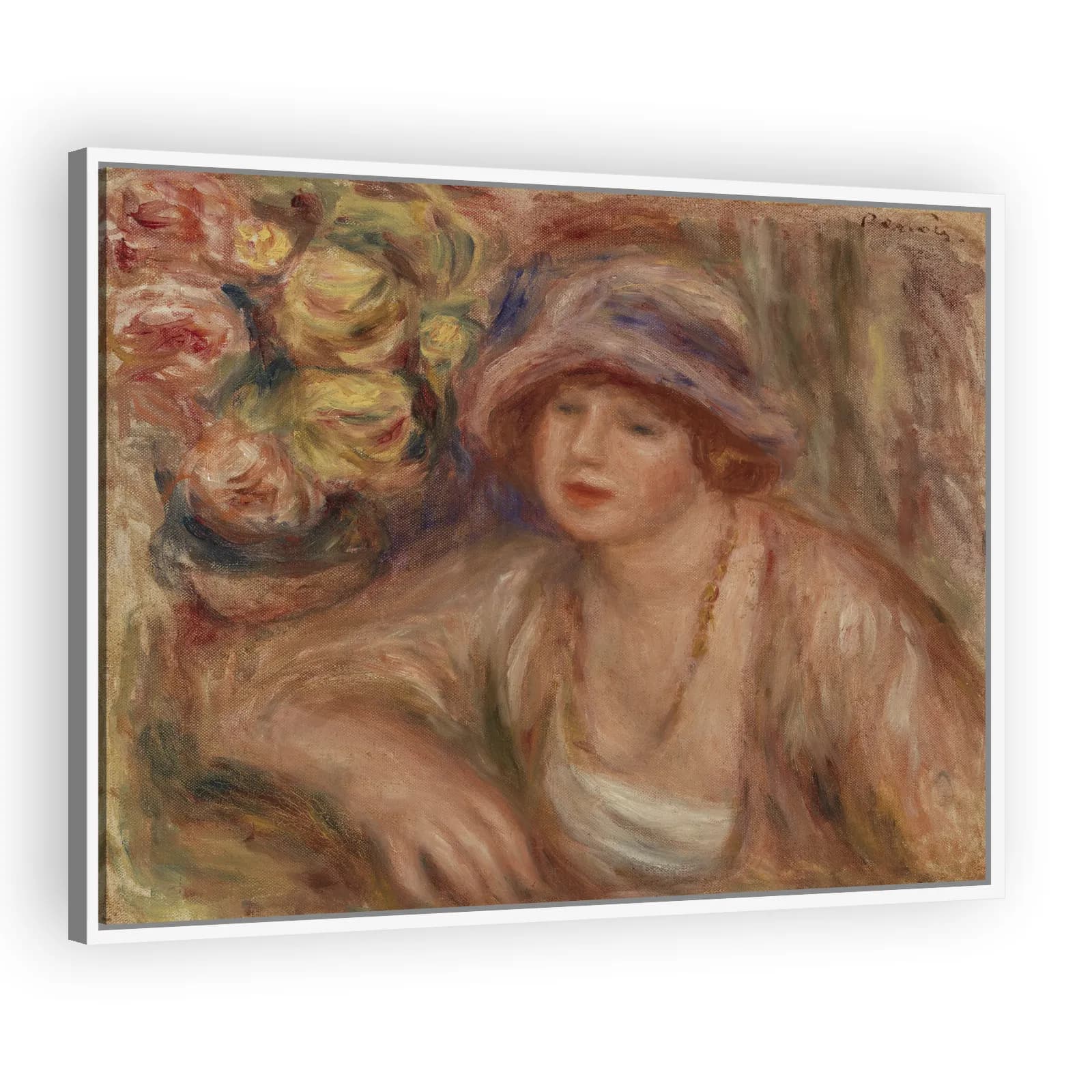 Woman Leaning (Femme accoudée) by Pierre Auguste Renoir - view 5 thumbnail