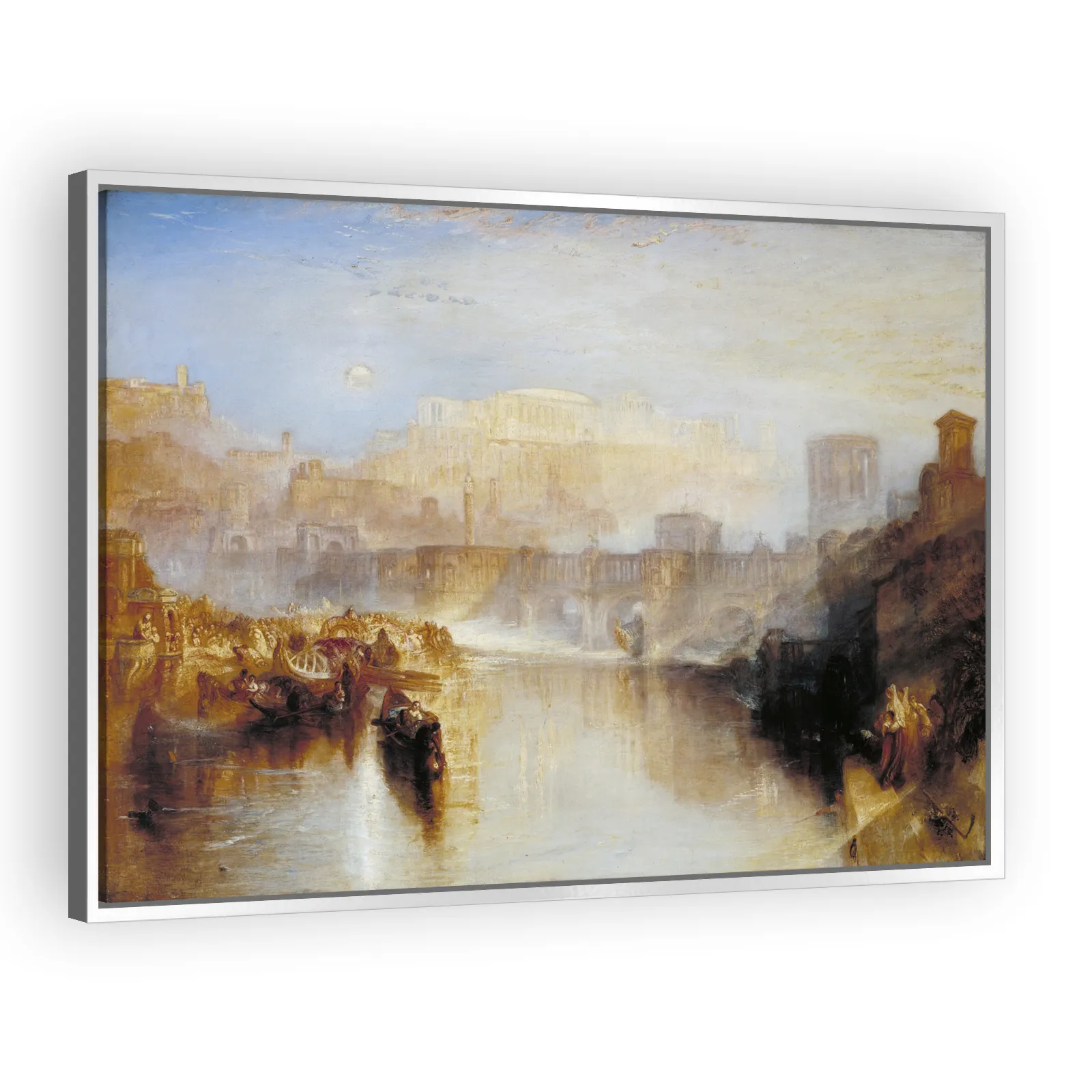 Ancient Rome: Agrippina Landing with the Ashes of Germanicus by J M W Turner - view 4 thumbnail