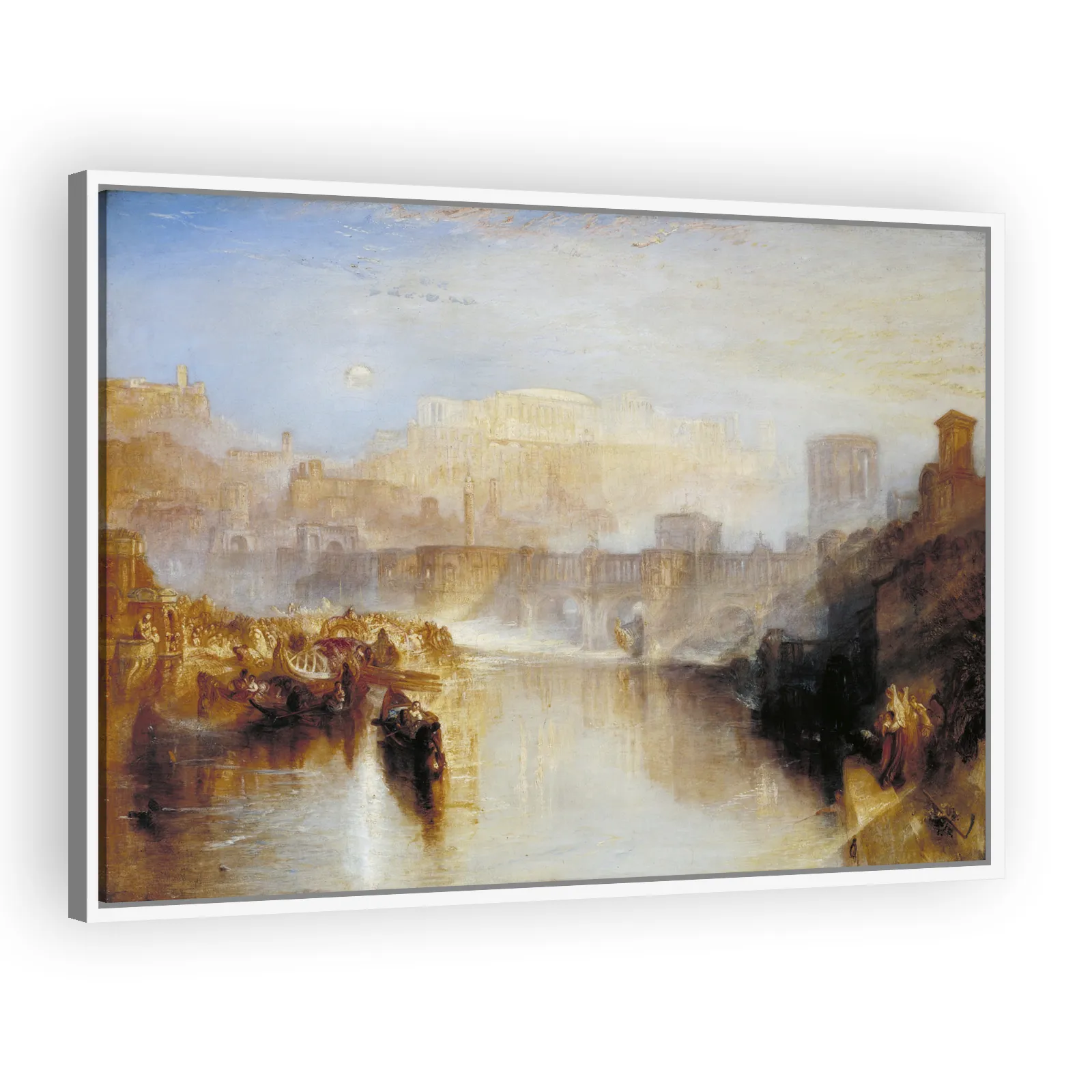 Ancient Rome: Agrippina Landing with the Ashes of Germanicus by J M W Turner - view 5 thumbnail