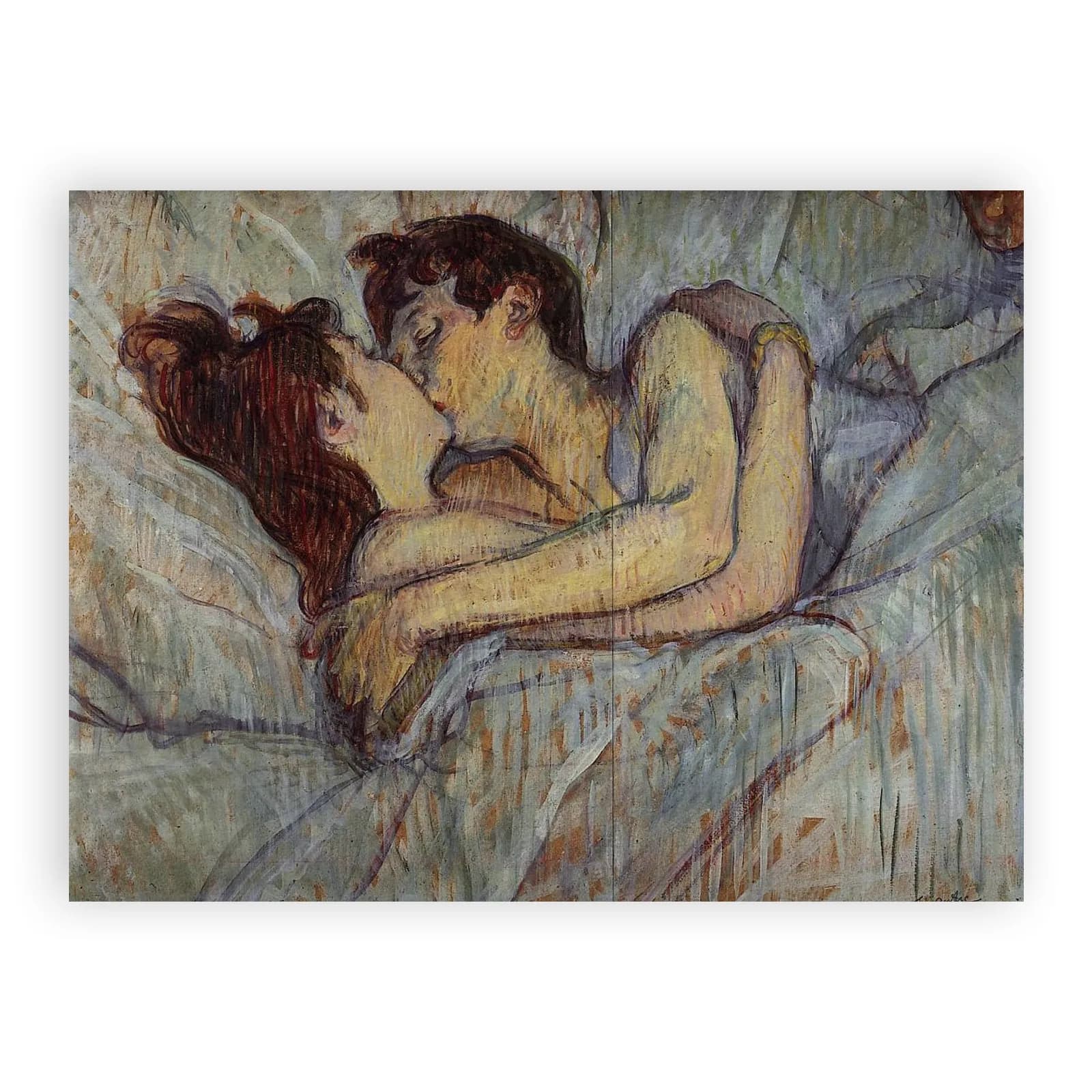 In Bed: The Kiss by Henri De Toulouse Lautrec - view 6 thumbnail