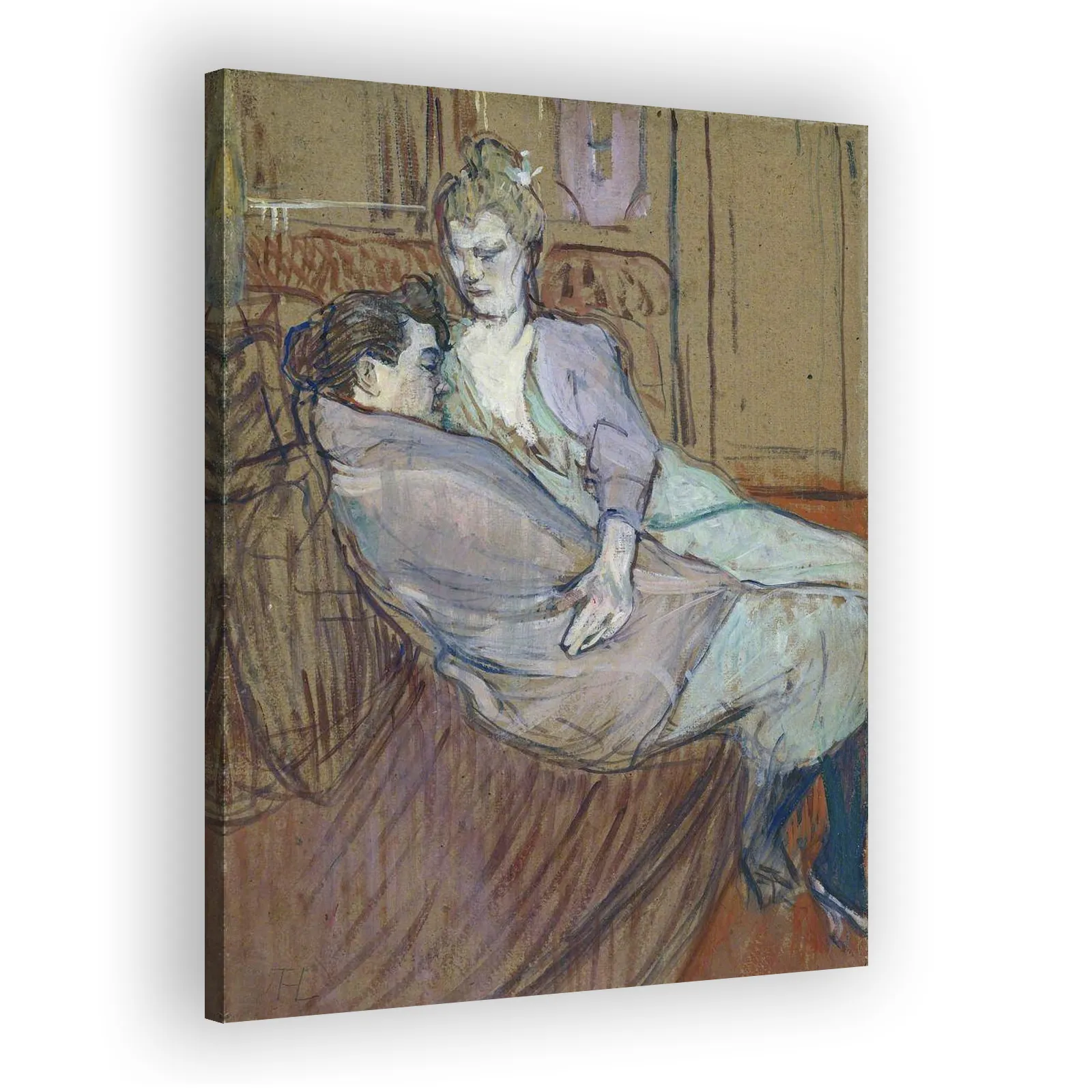 The Two Friends by Henri De Toulouse Lautrec - view 2 thumbnail