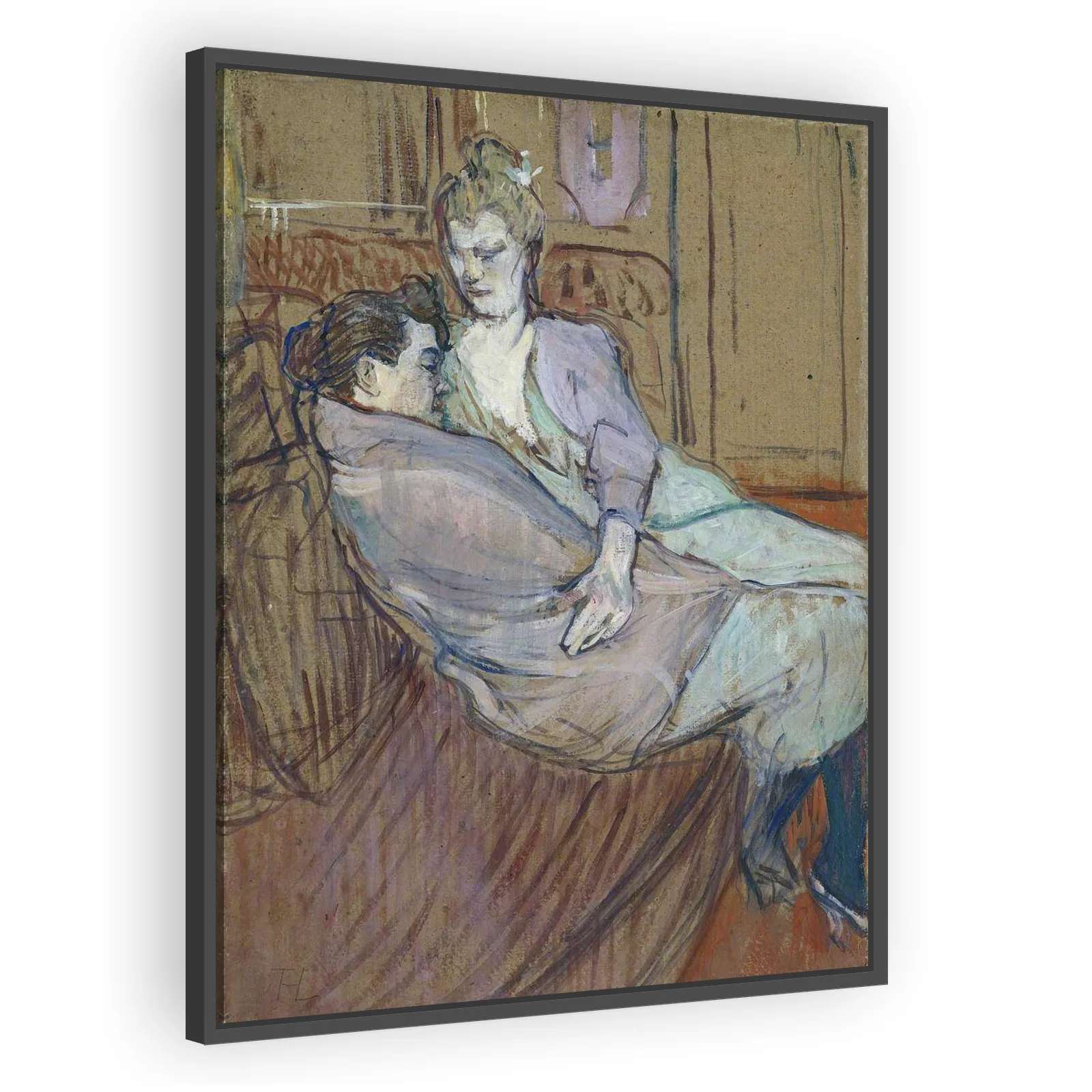 The Two Friends by Henri De Toulouse Lautrec