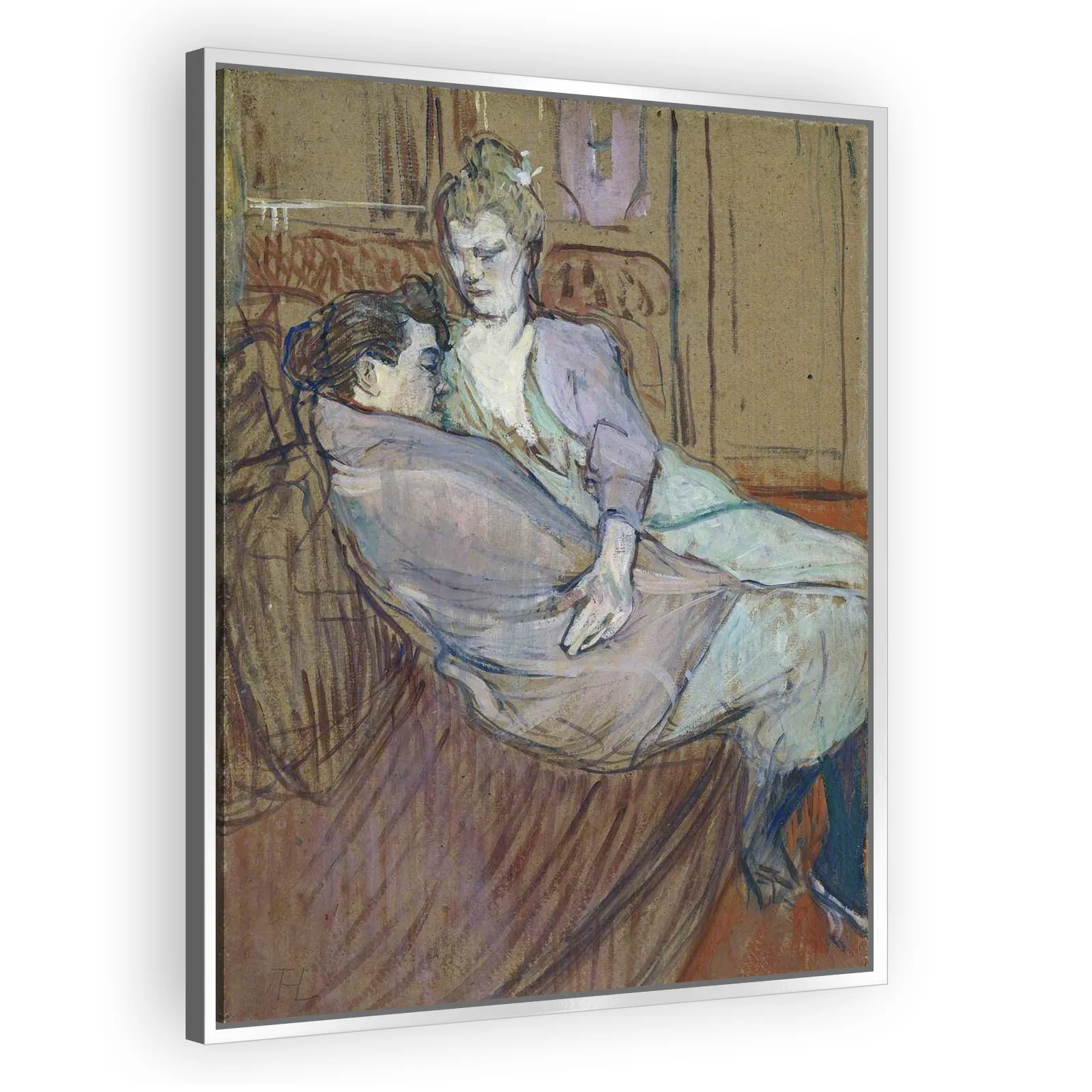 The Two Friends by Henri De Toulouse Lautrec - view 4 thumbnail