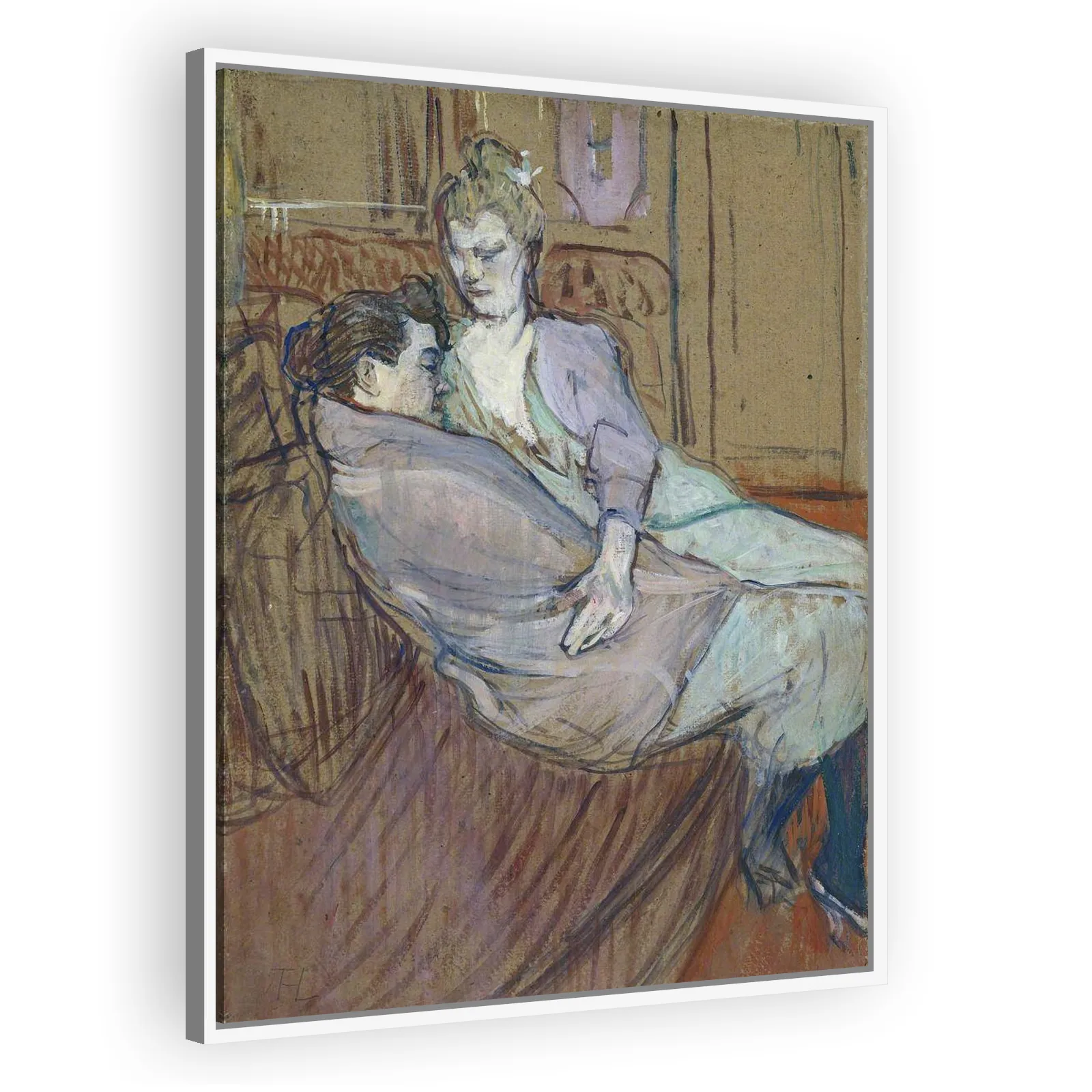 The Two Friends by Henri De Toulouse Lautrec - view 5 thumbnail