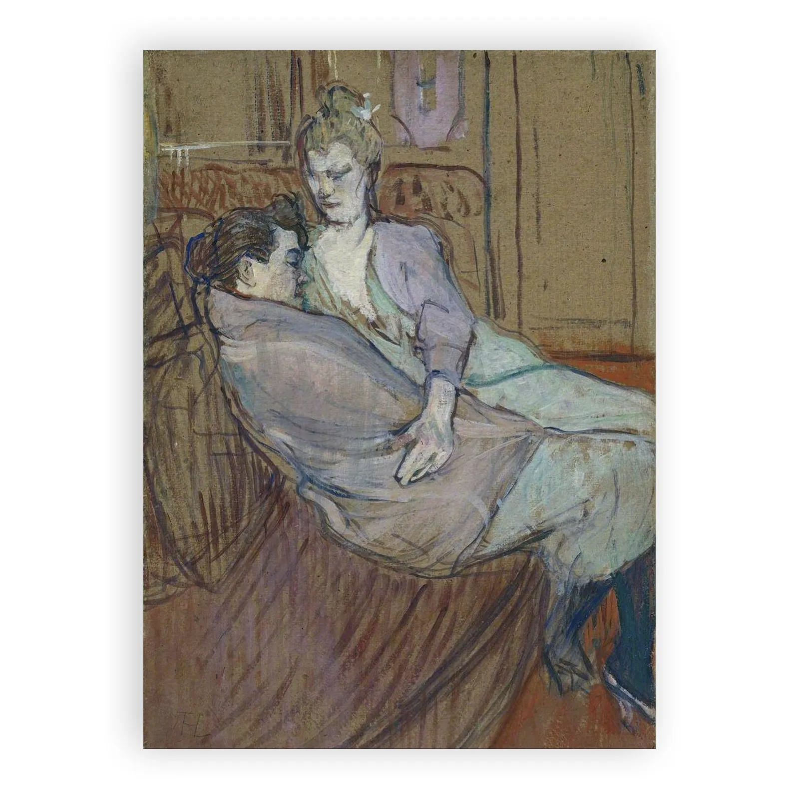 The Two Friends by Henri De Toulouse Lautrec - view 6 thumbnail