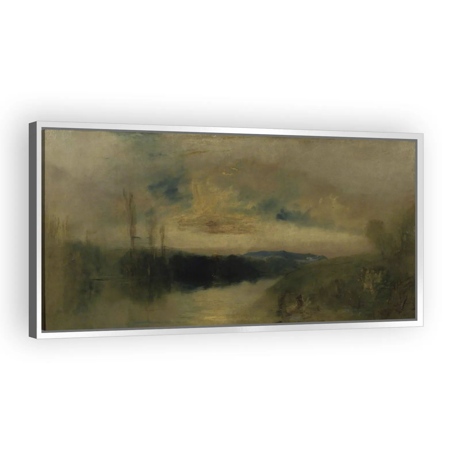 The Lake, Petworth, Sunrise by J M W Turner - view 4 thumbnail