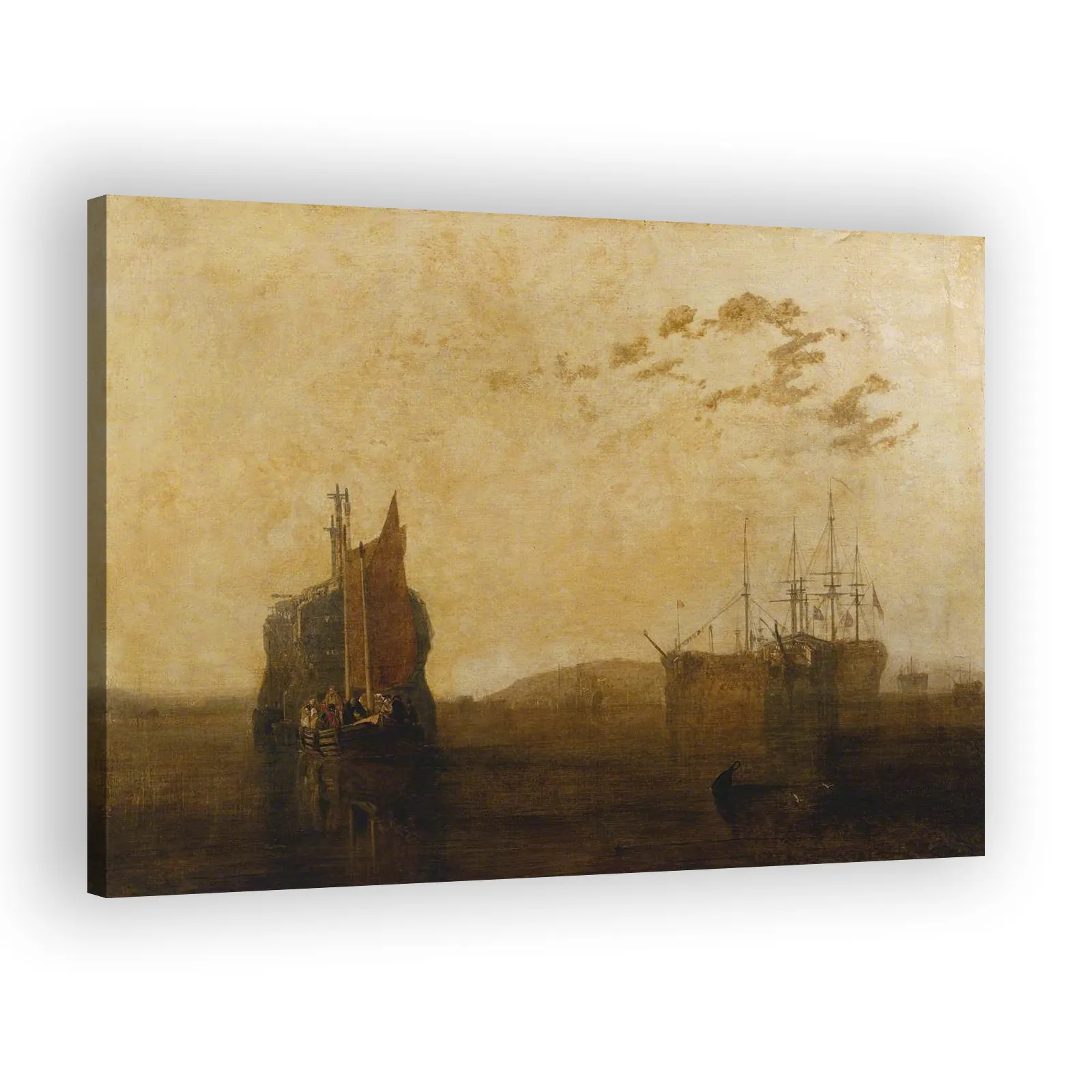 Hulks on the Tamar by J M W Turner - view 2 thumbnail