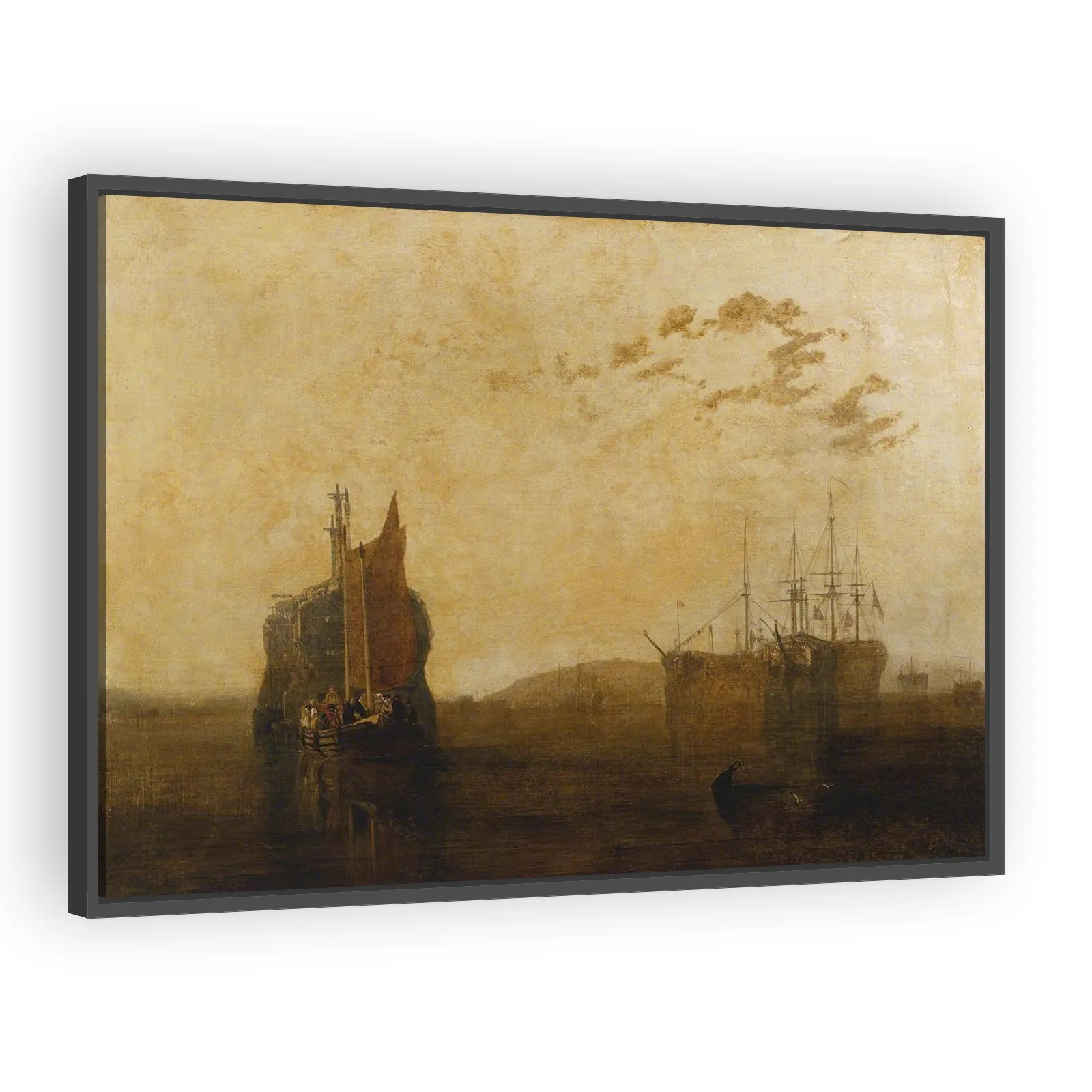 Hulks on the Tamar by J M W Turner