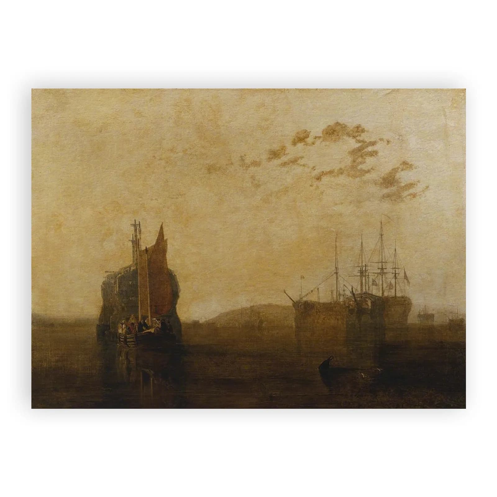 Hulks on the Tamar by J M W Turner - view 6 thumbnail