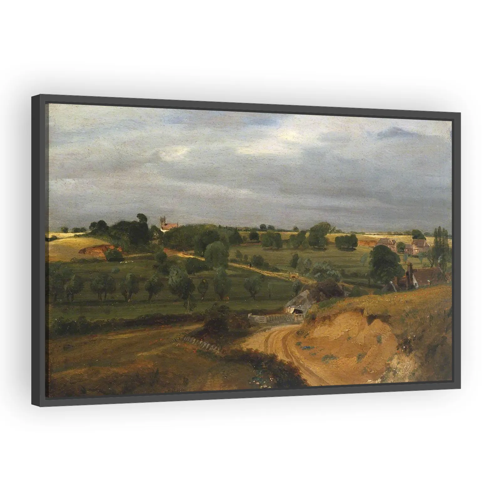 Brightwell Church and Village by John Constable