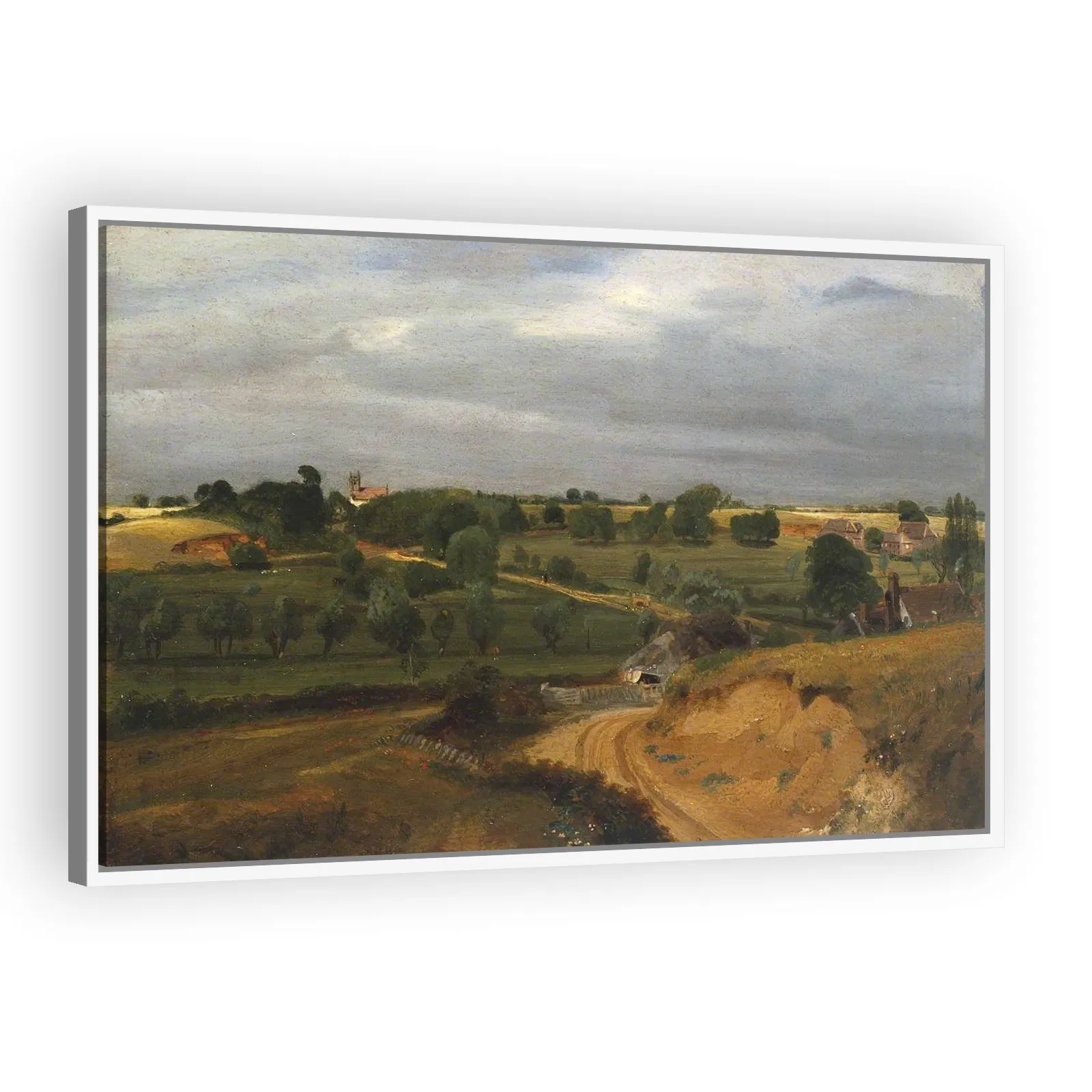 Brightwell Church and Village by John Constable - view 5 thumbnail