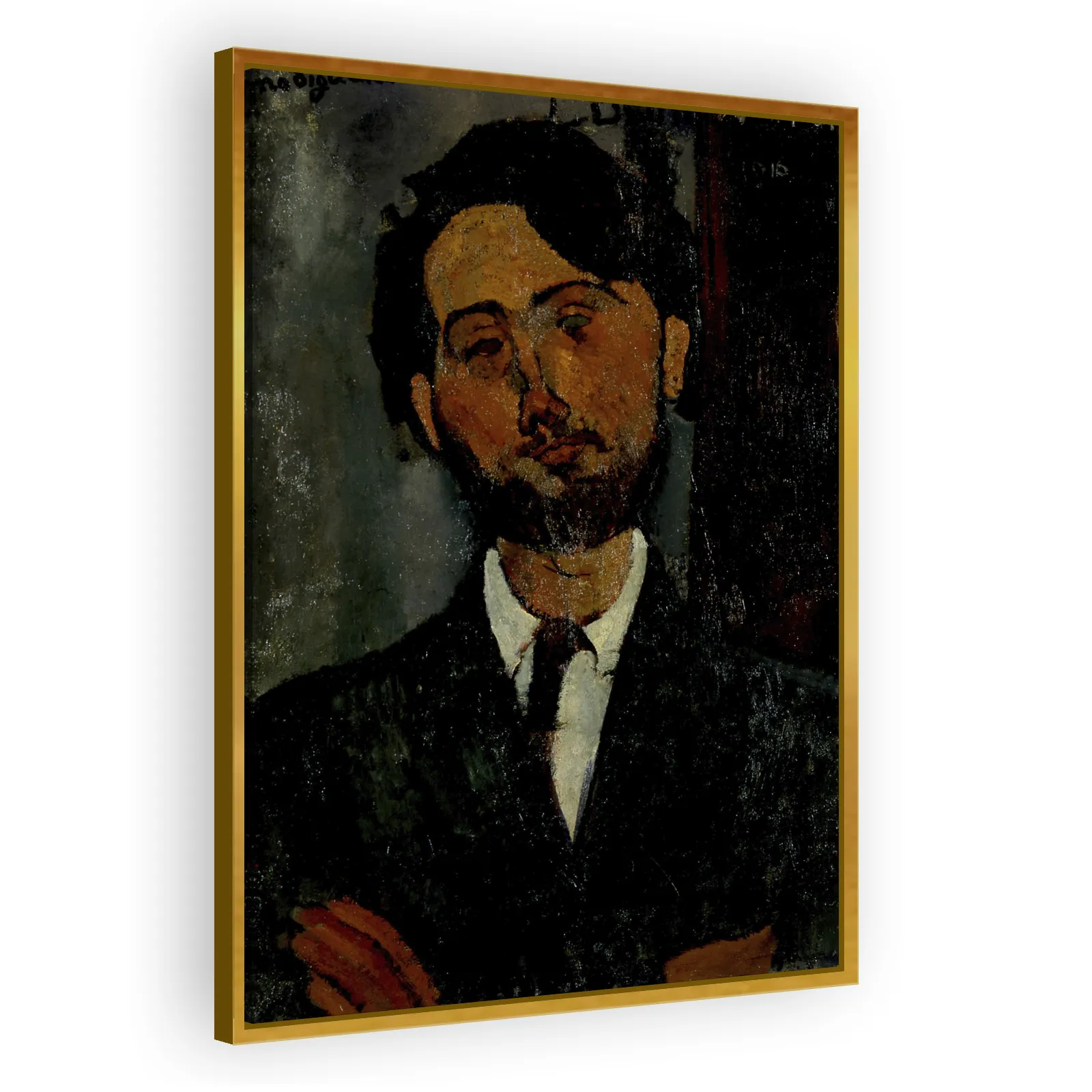 Portrait of Léopold Zborowski by Amedeo Modigliani - view 3 thumbnail