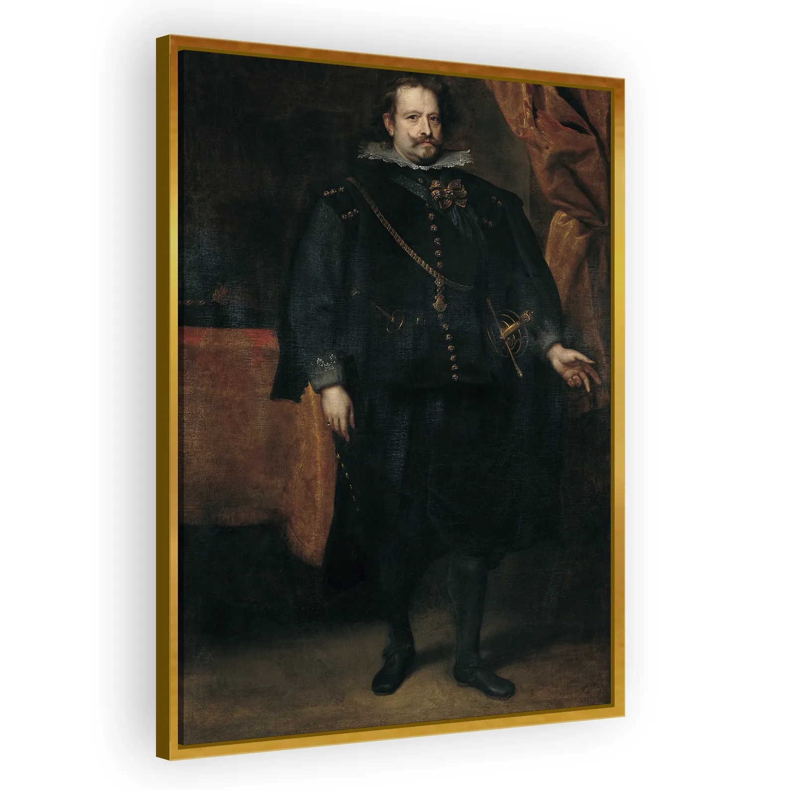 Diego de Mexía, Marquess of Leganés by Anthony Van Dyck - view 3 thumbnail