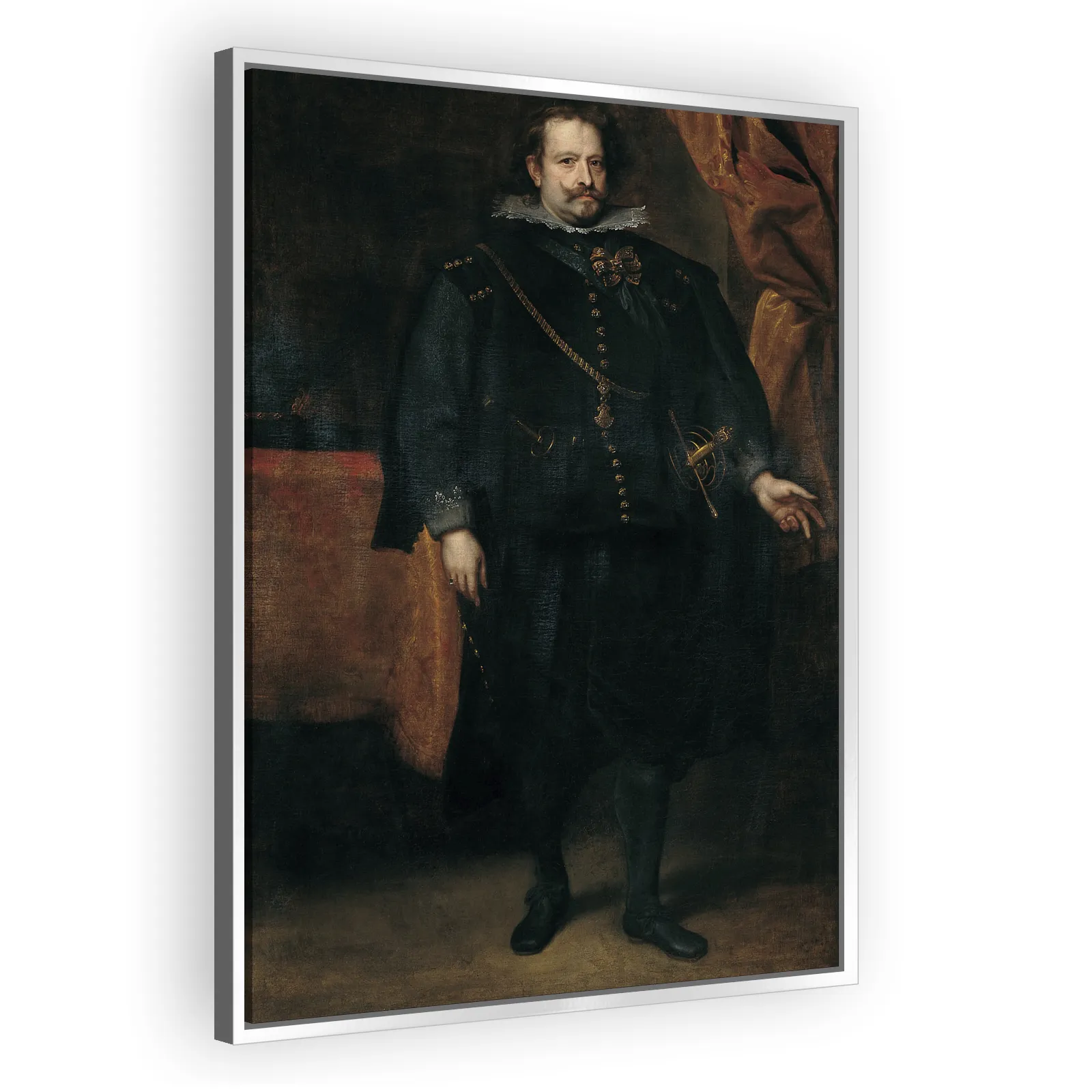 Diego de Mexía, Marquess of Leganés by Anthony Van Dyck - view 4 thumbnail