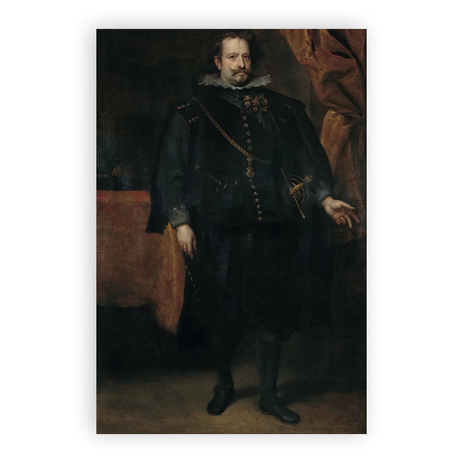 Diego de Mexía, Marquess of Leganés by Anthony Van Dyck - view 6 thumbnail