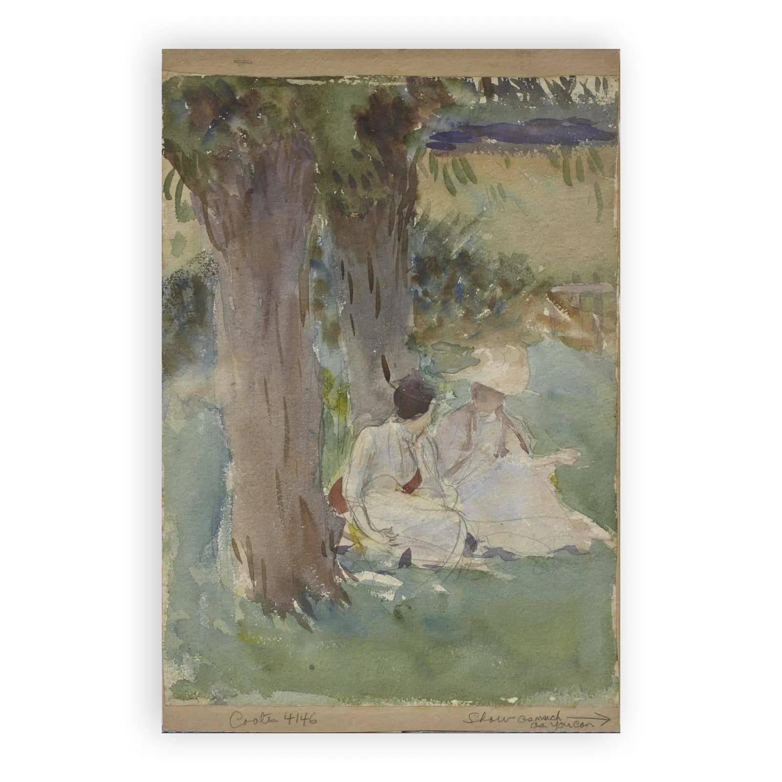 Under the Willows by John Singer Sargent - view 6 thumbnail