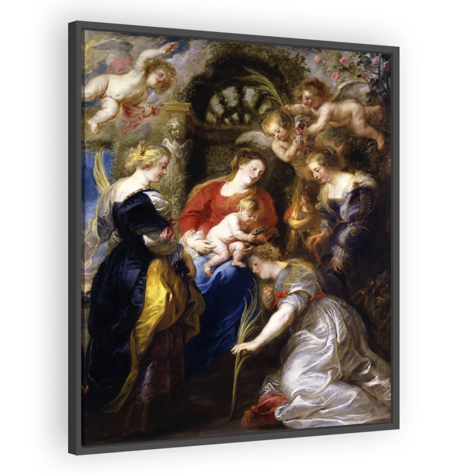 Crowning of Saint Catherine by Peter Paul Rubens