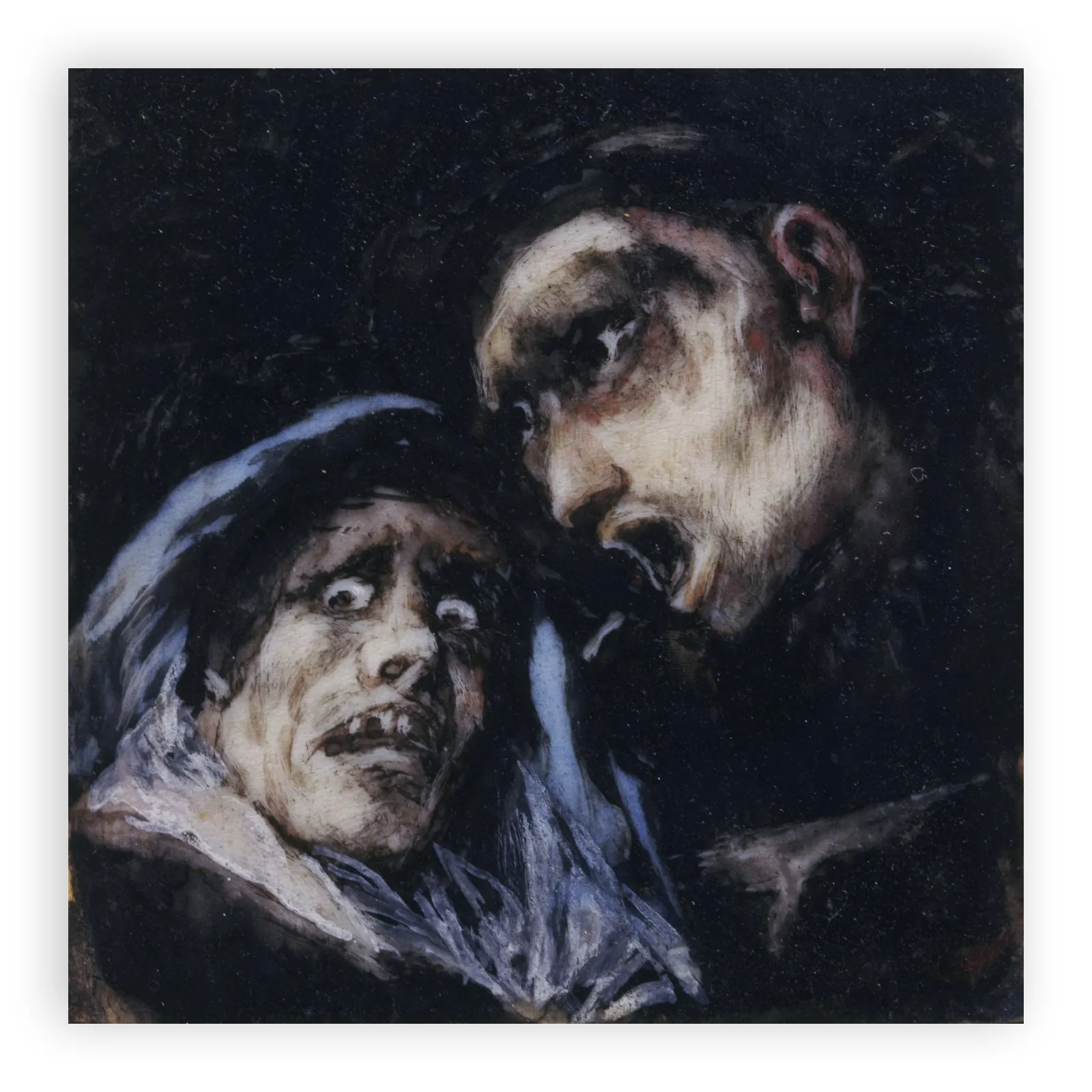 Monk Talking to an Old Woman by Francisco Goya - view 6 thumbnail