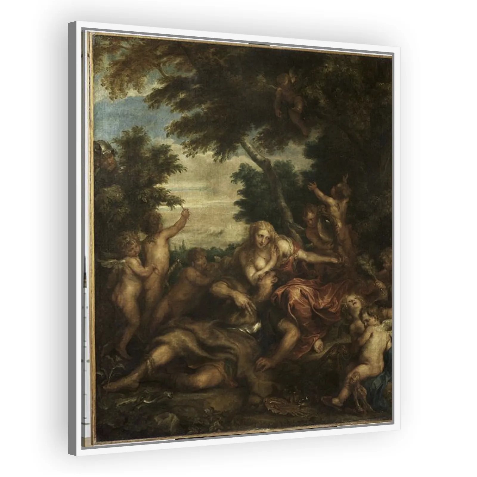 Rinaldo and Armida as Lovers Observed by Ubaldo and Carlo by Anthony Van Dyck - view 5 thumbnail