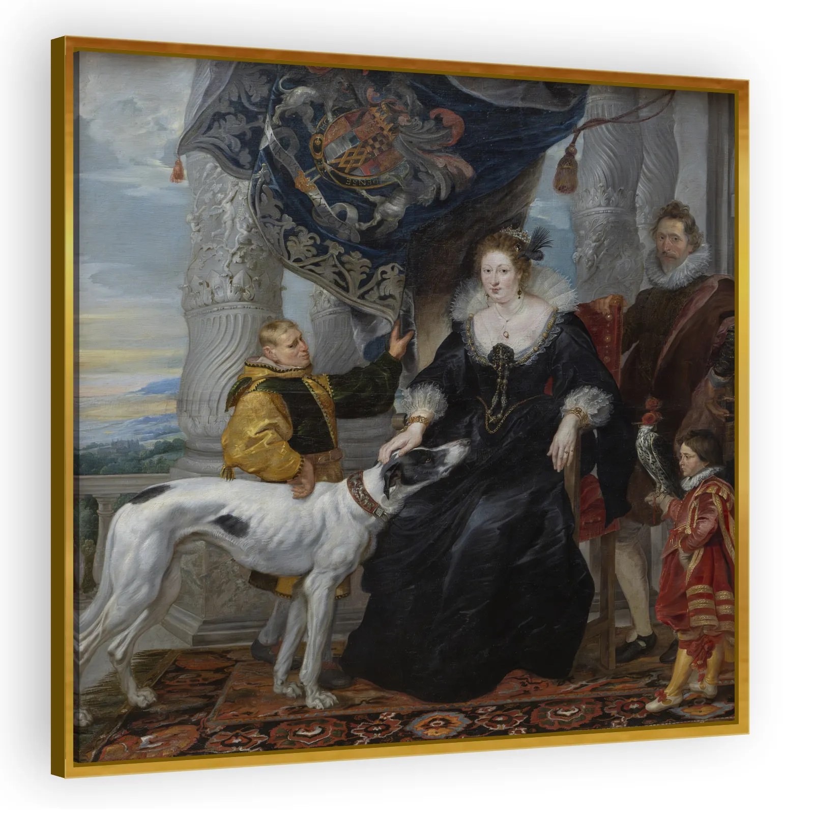 Double Portrait of Alethea Talbot, Countess of Arundel, and Sir Dudley Carleton by Peter Paul Rubens - view 3 thumbnail