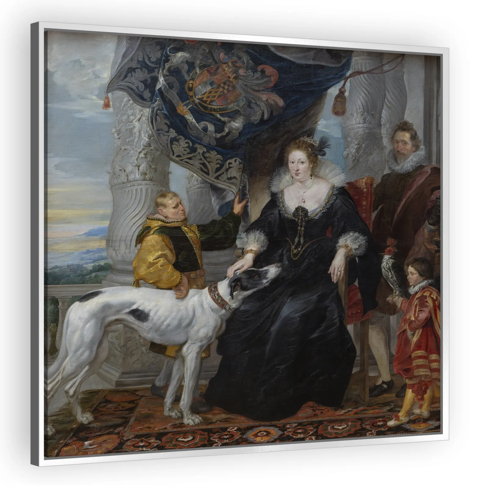 Double Portrait of Alethea Talbot, Countess of Arundel, and Sir Dudley Carleton by Peter Paul Rubens - view 4 thumbnail
