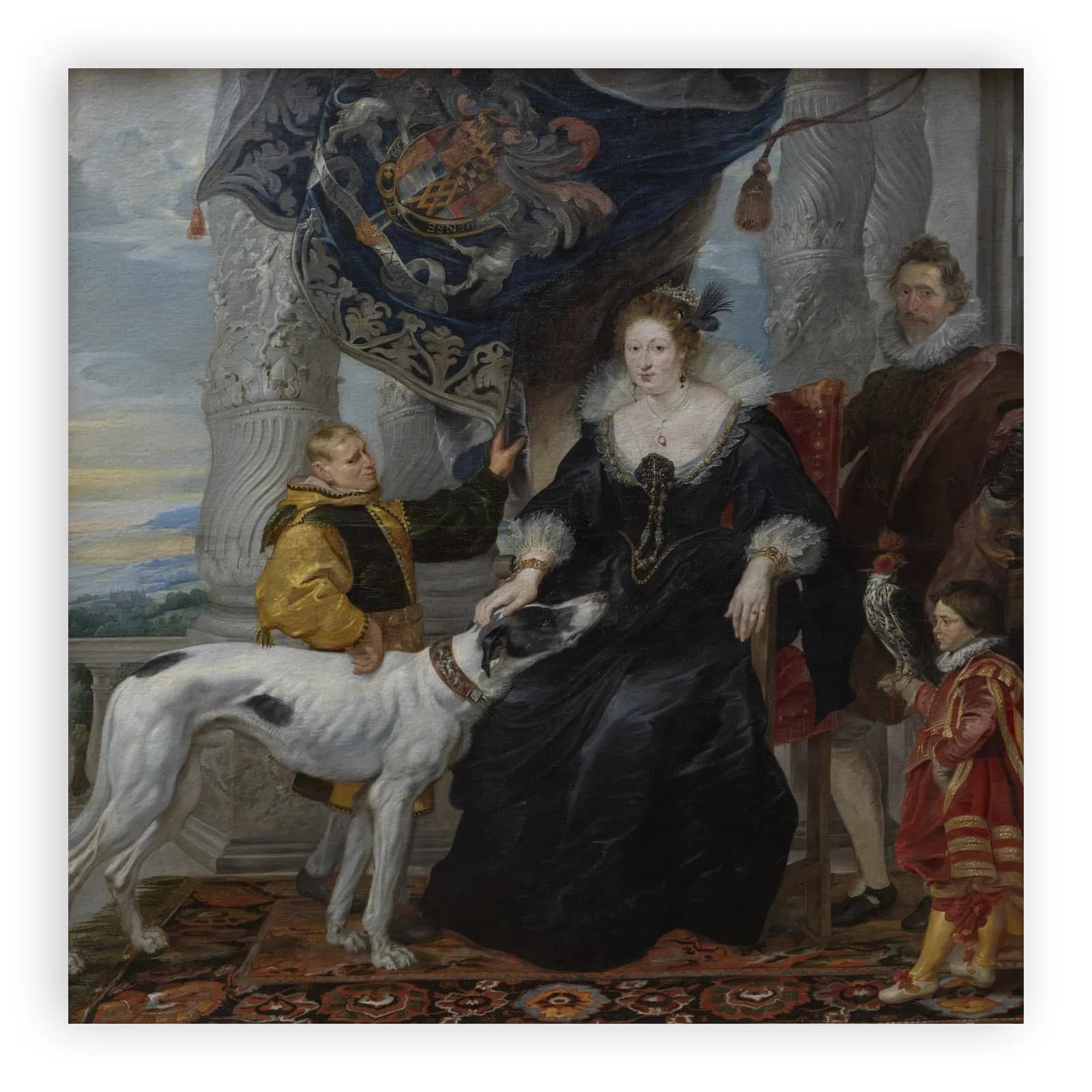 Double Portrait of Alethea Talbot, Countess of Arundel, and Sir Dudley Carleton by Peter Paul Rubens - view 6 thumbnail