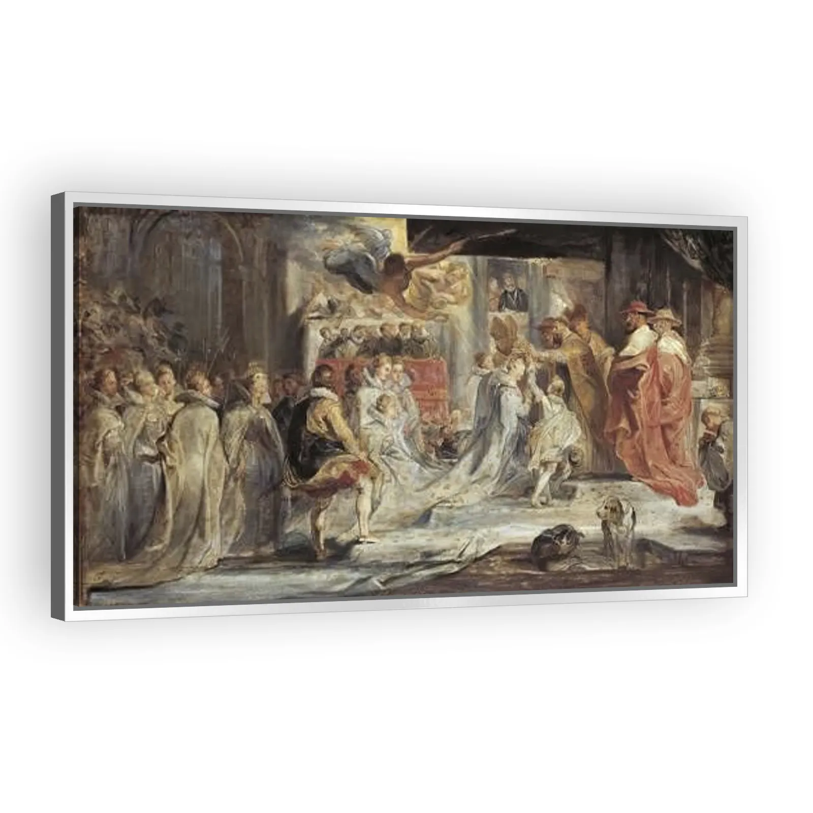 Crowning of Maria de' Medici (Sketch) by Peter Paul Rubens - view 4 thumbnail